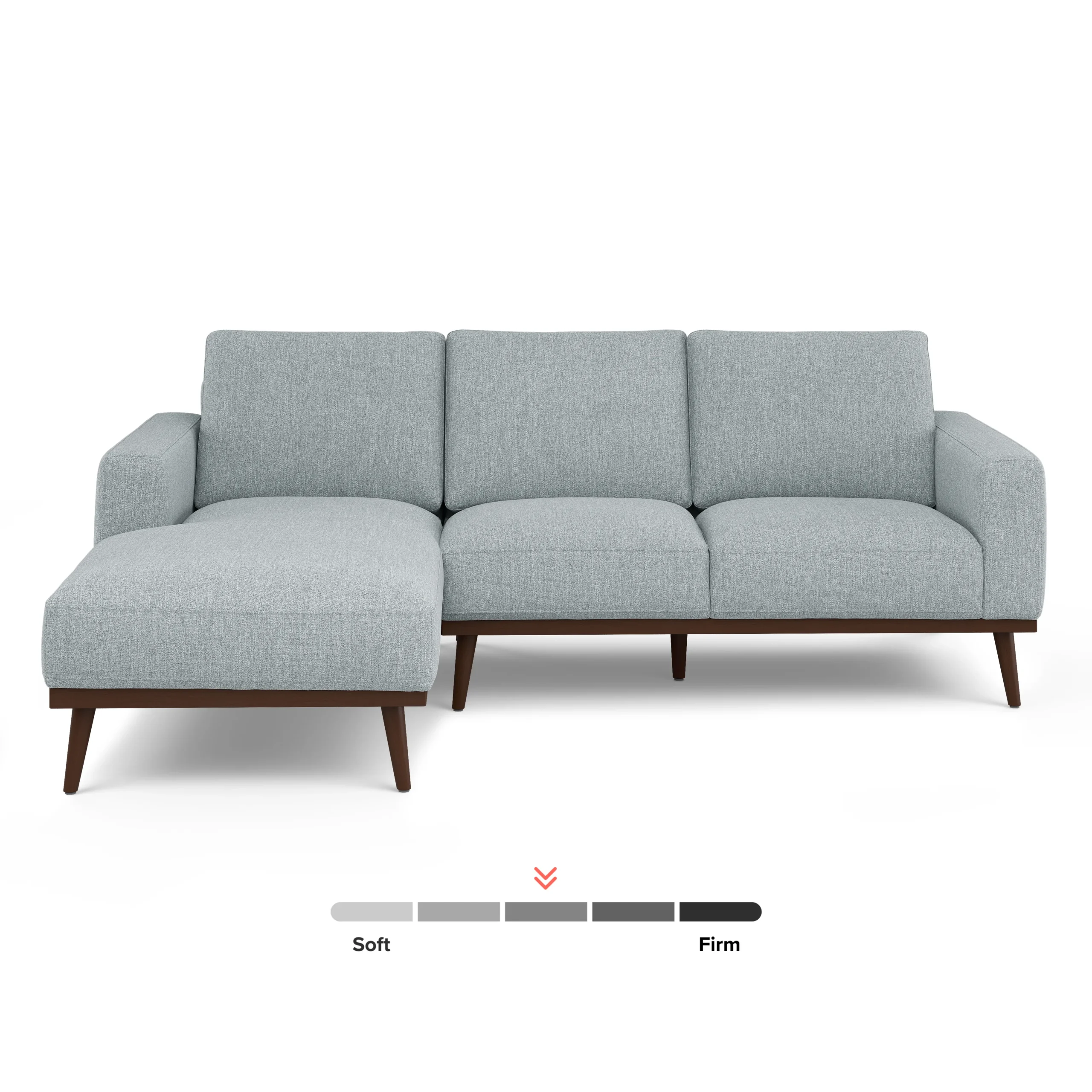 Rhett 93_ Left Chaise Sectional - Harbor Gray - Image 4