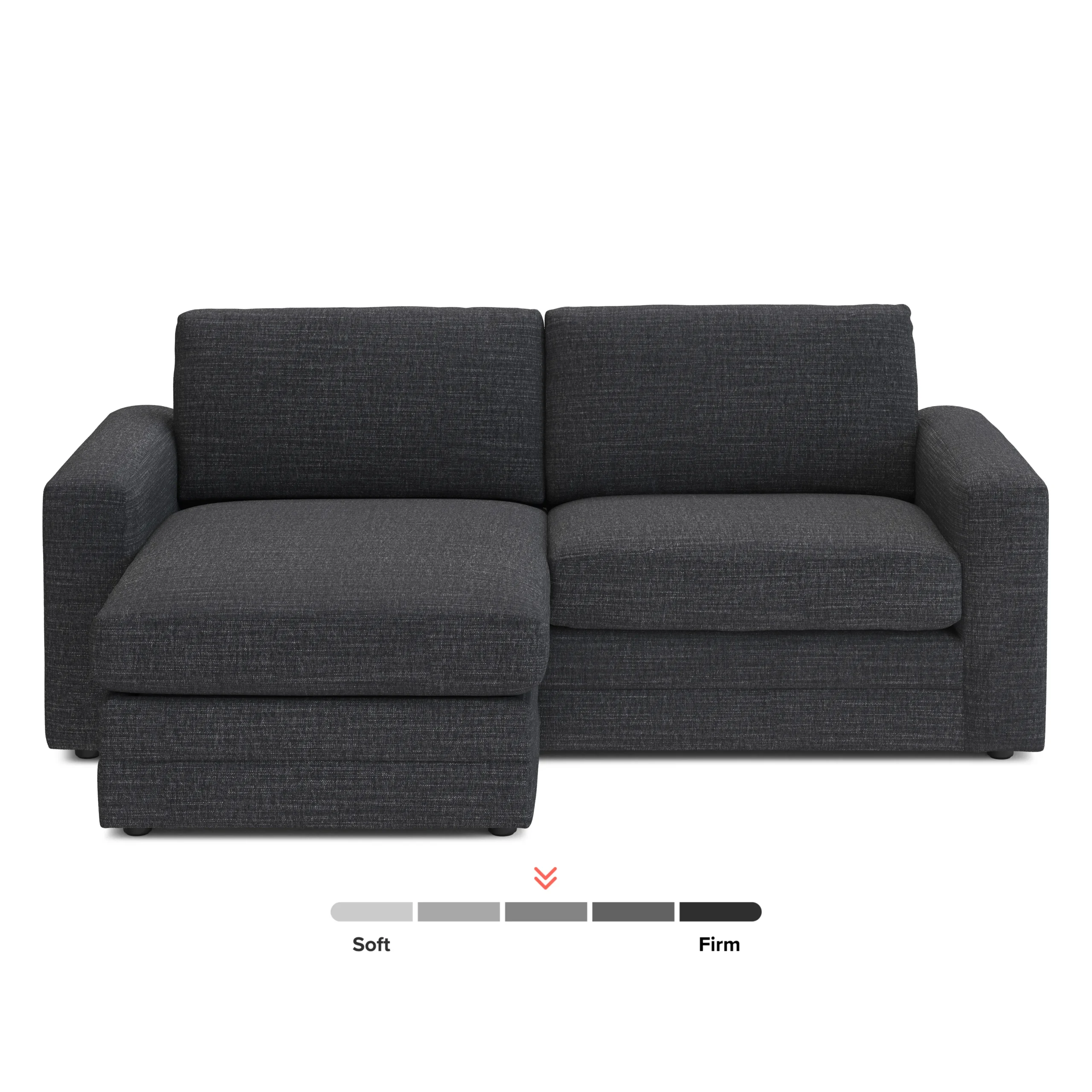 Riley 84_ Reversible Storage Sectional - Napa Charcoal - Image 4