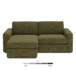 Riley 84_ Reversible Storage Sectional - Napa Moss