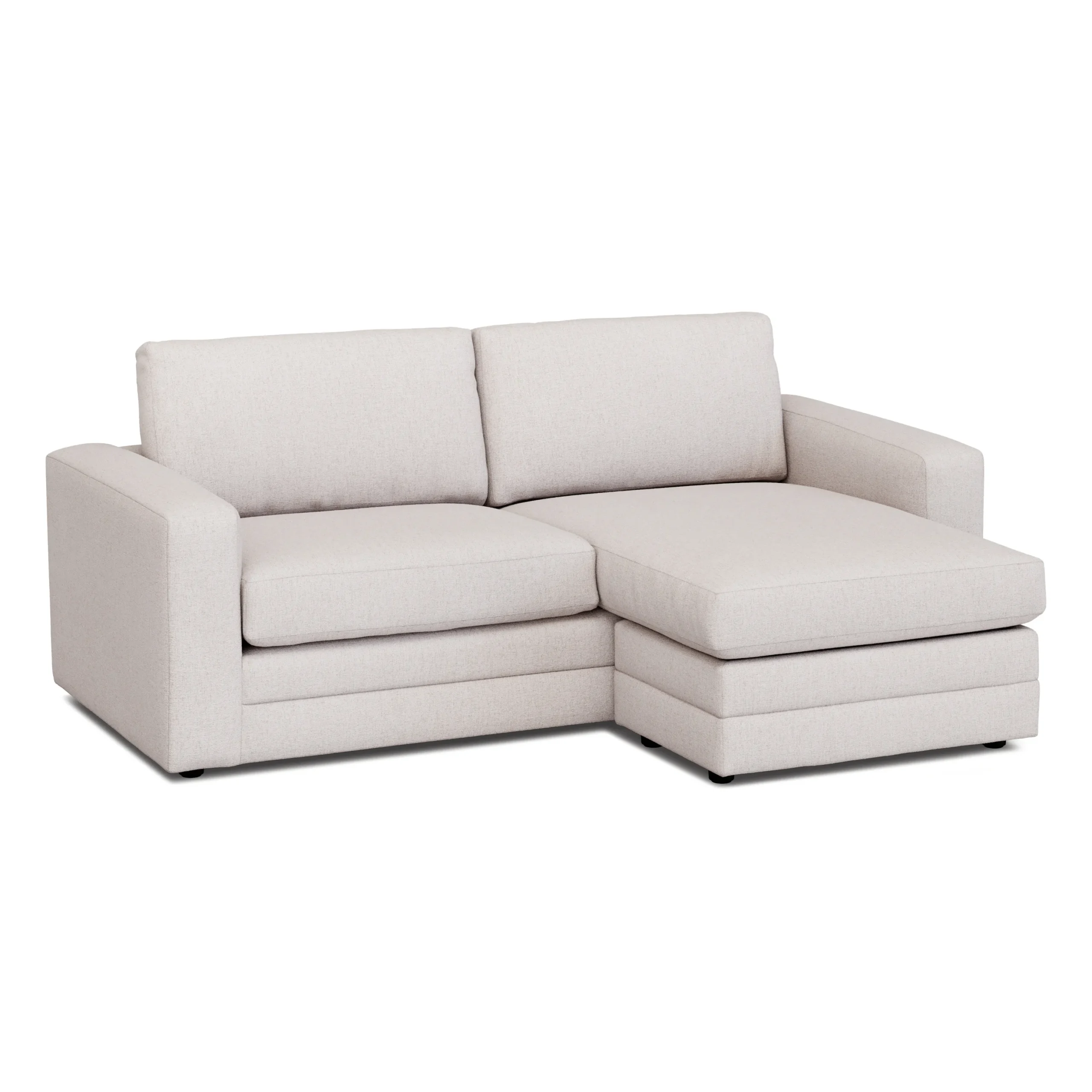 Riley 84_ Reversible Storage Sectional - Napa White - Image 4