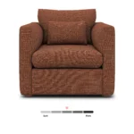 Marina 38_ Lounge Chair - Napa Rust
