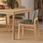 Mikkel Dining Chair - White Oak and Algonquin Green