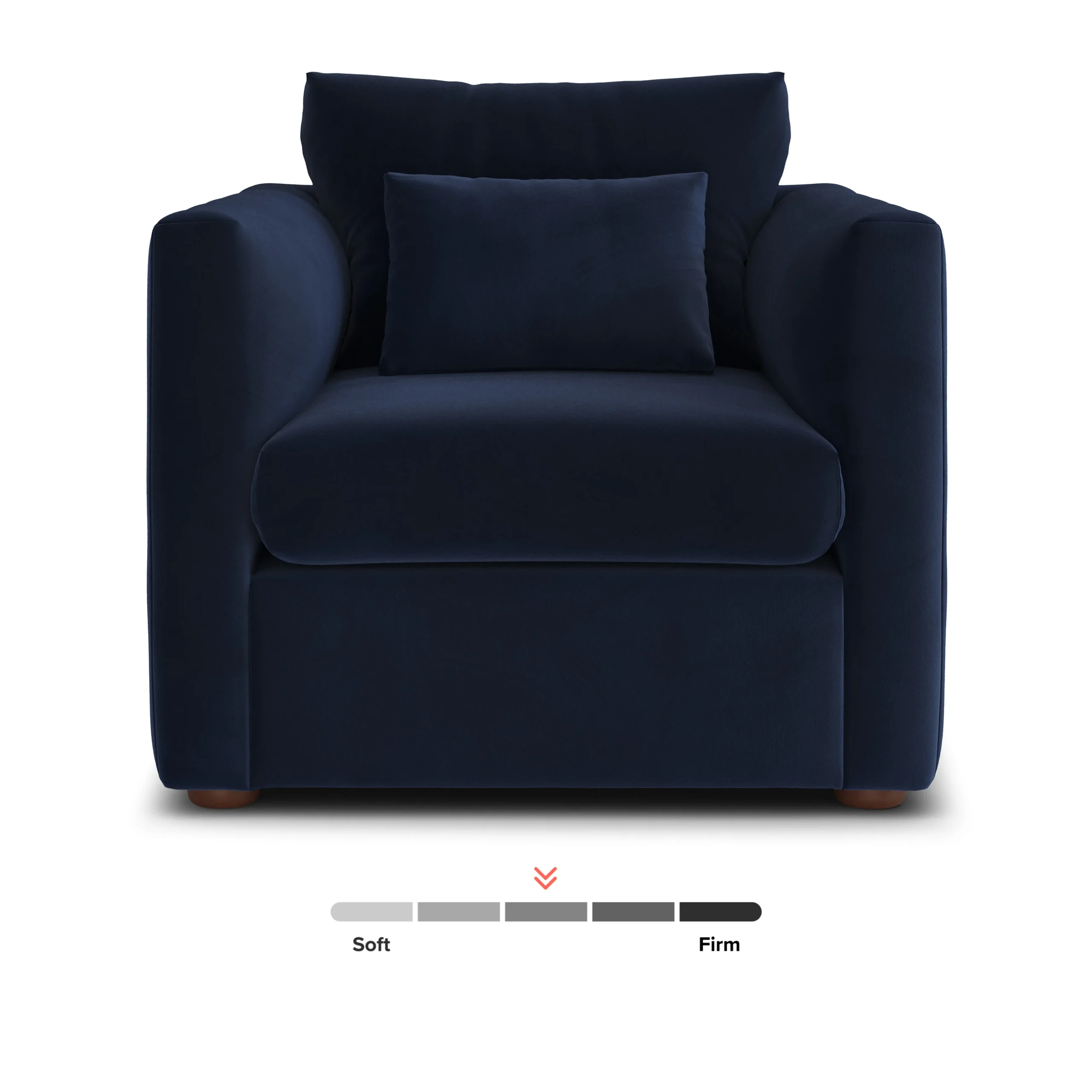 Marina 38_ Velvet Lounge Chair - Hale Ink - Image 10