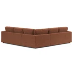 Riley 104_ Corner Sectional - Napa Rust