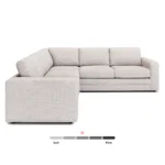 Riley 104_ Corner Sectional - Napa White