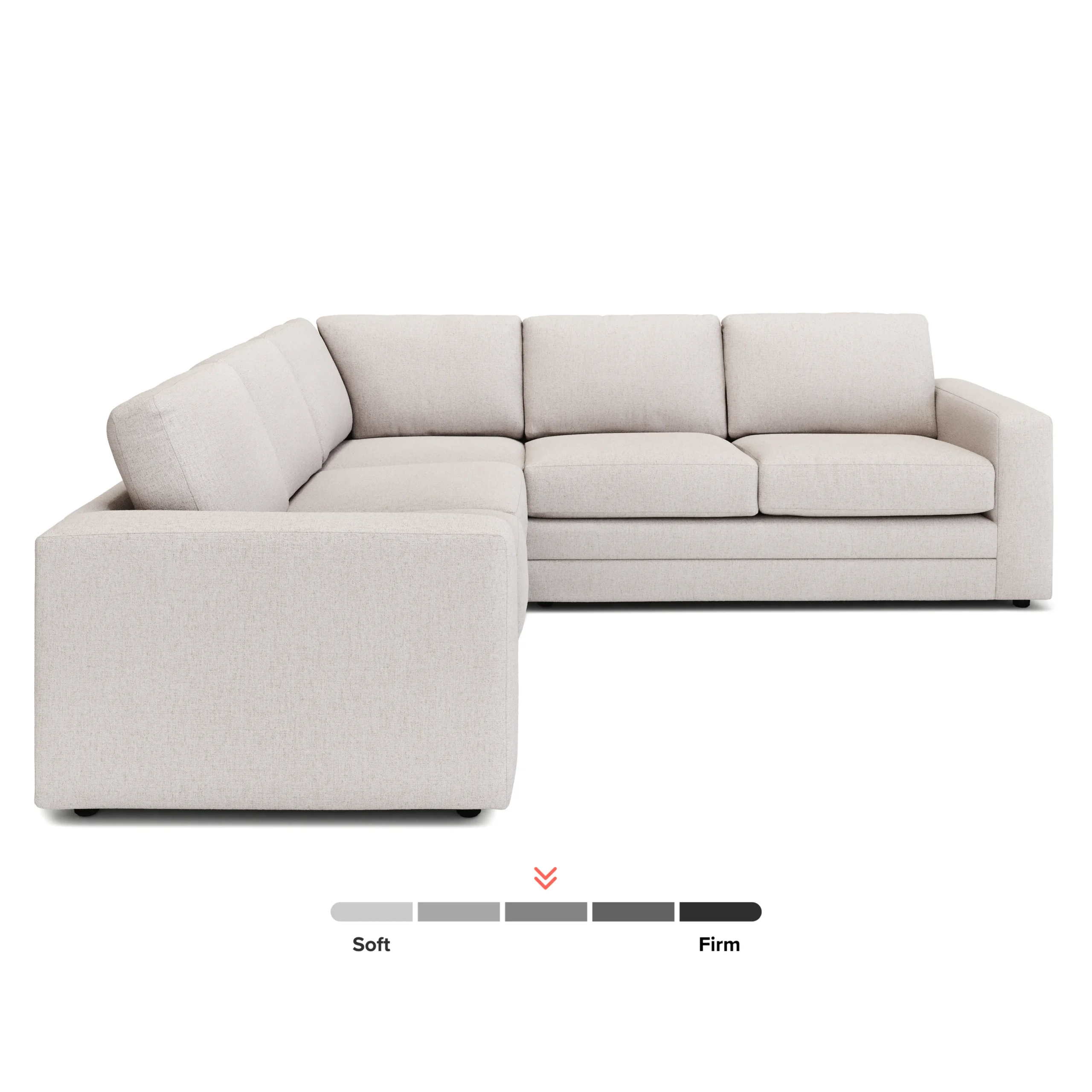 Riley 104_ Corner Sectional - Napa White - Image 4