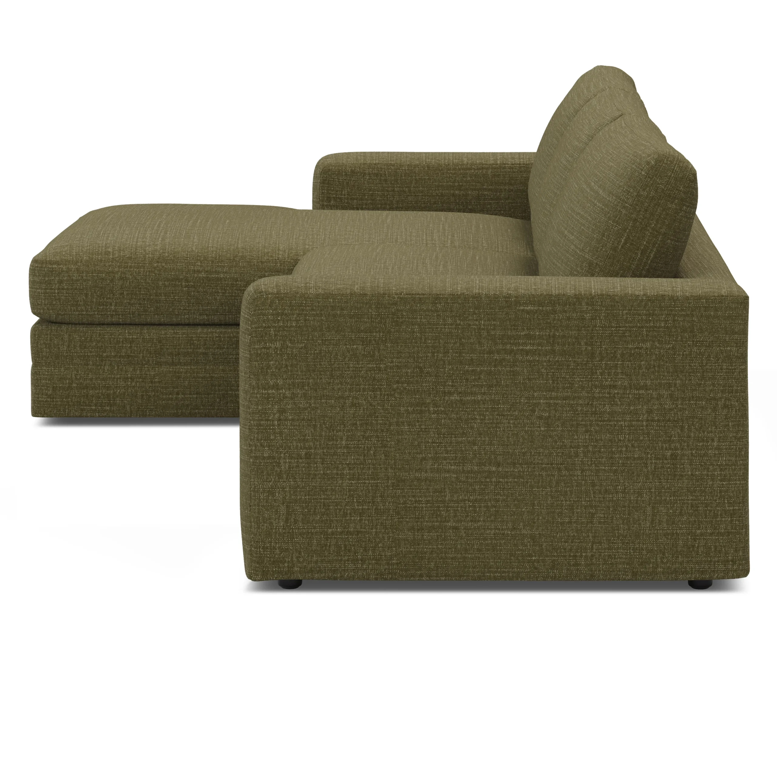 Riley 118.5_ Left Sectional - Napa Moss - Image 4