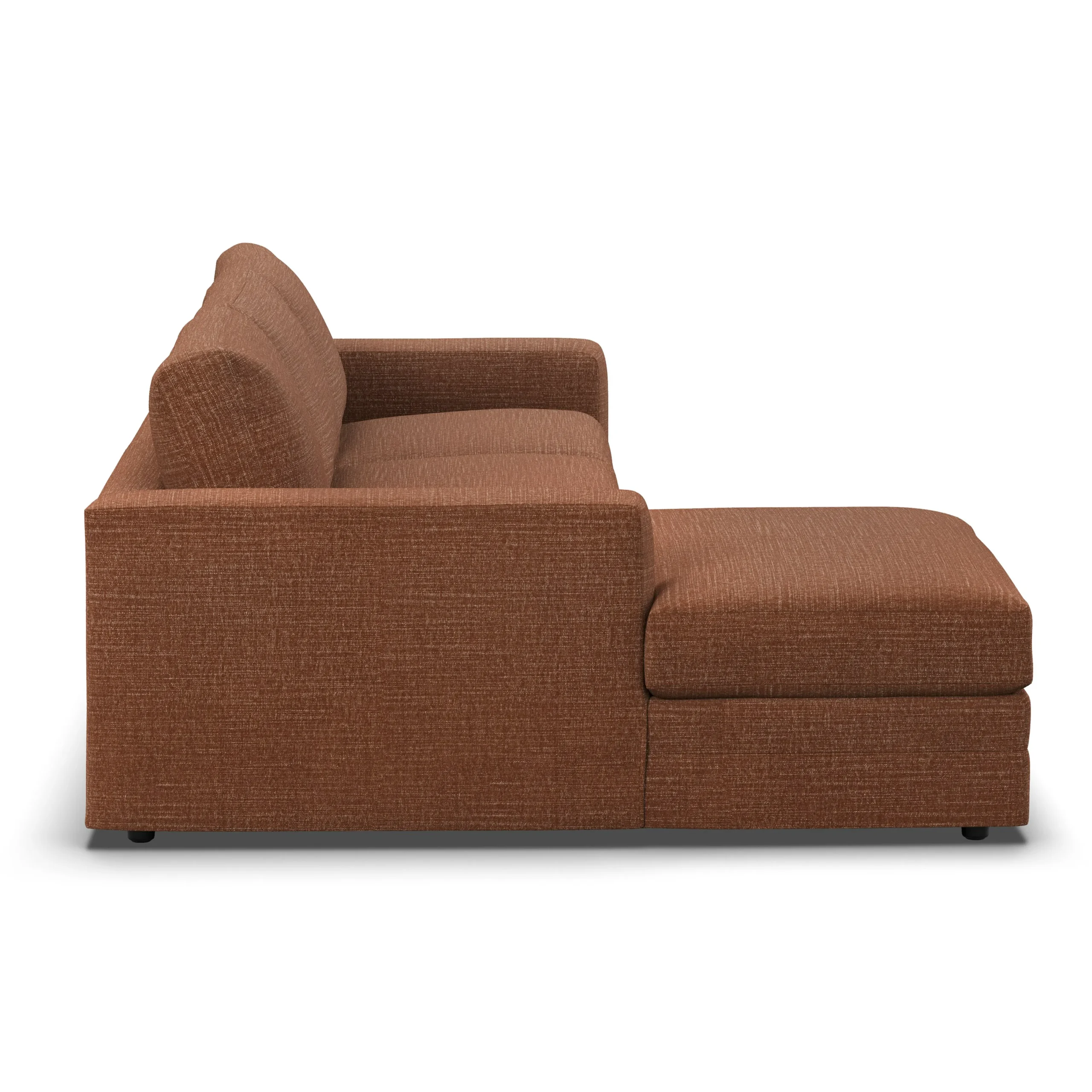 Riley 118.5_ Left Sectional - Napa Rust - Image 4