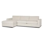 Riley 118.5_ Left Sectional - Napa White