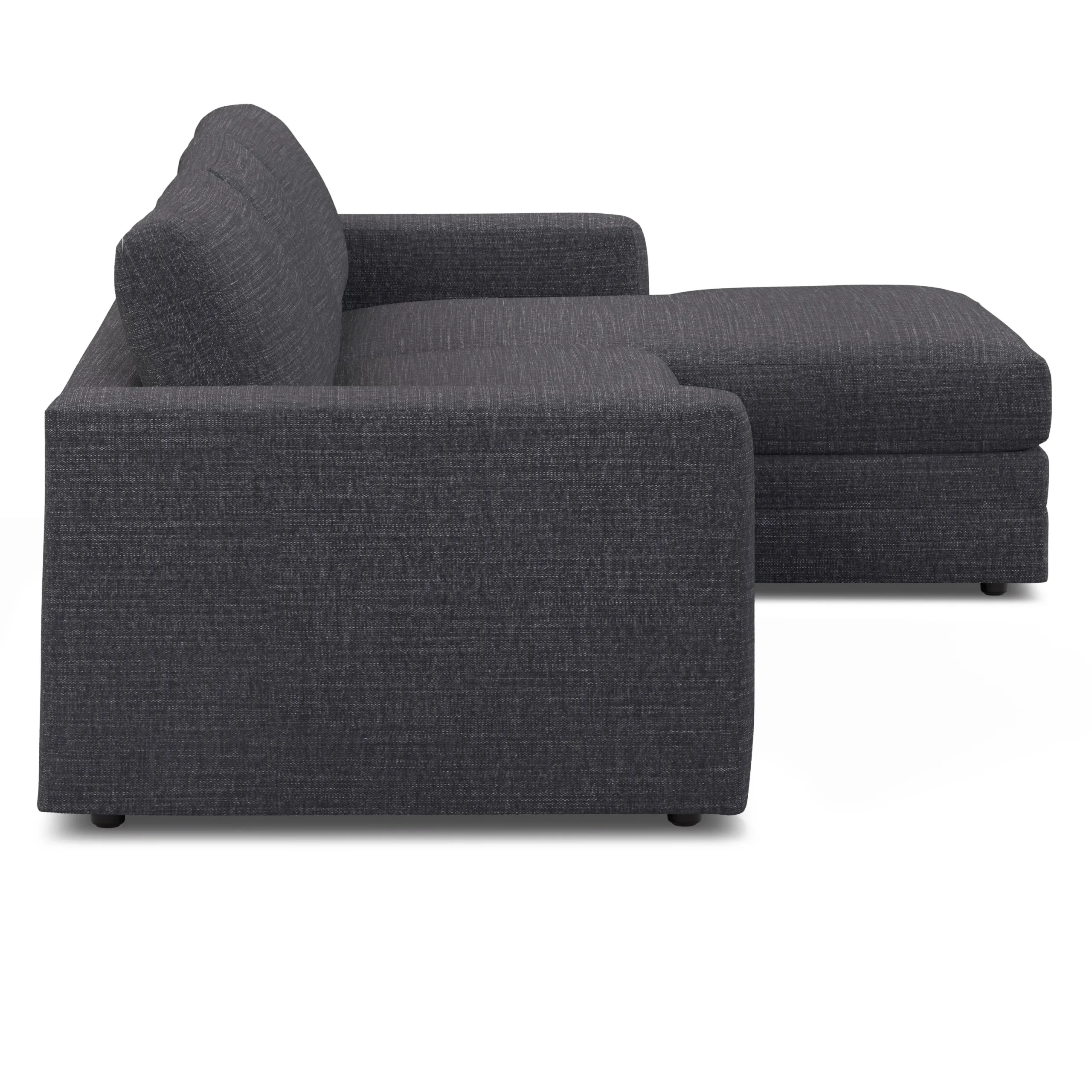 Riley 118.5_ Right Sectional - Napa Charcoal - Image 4