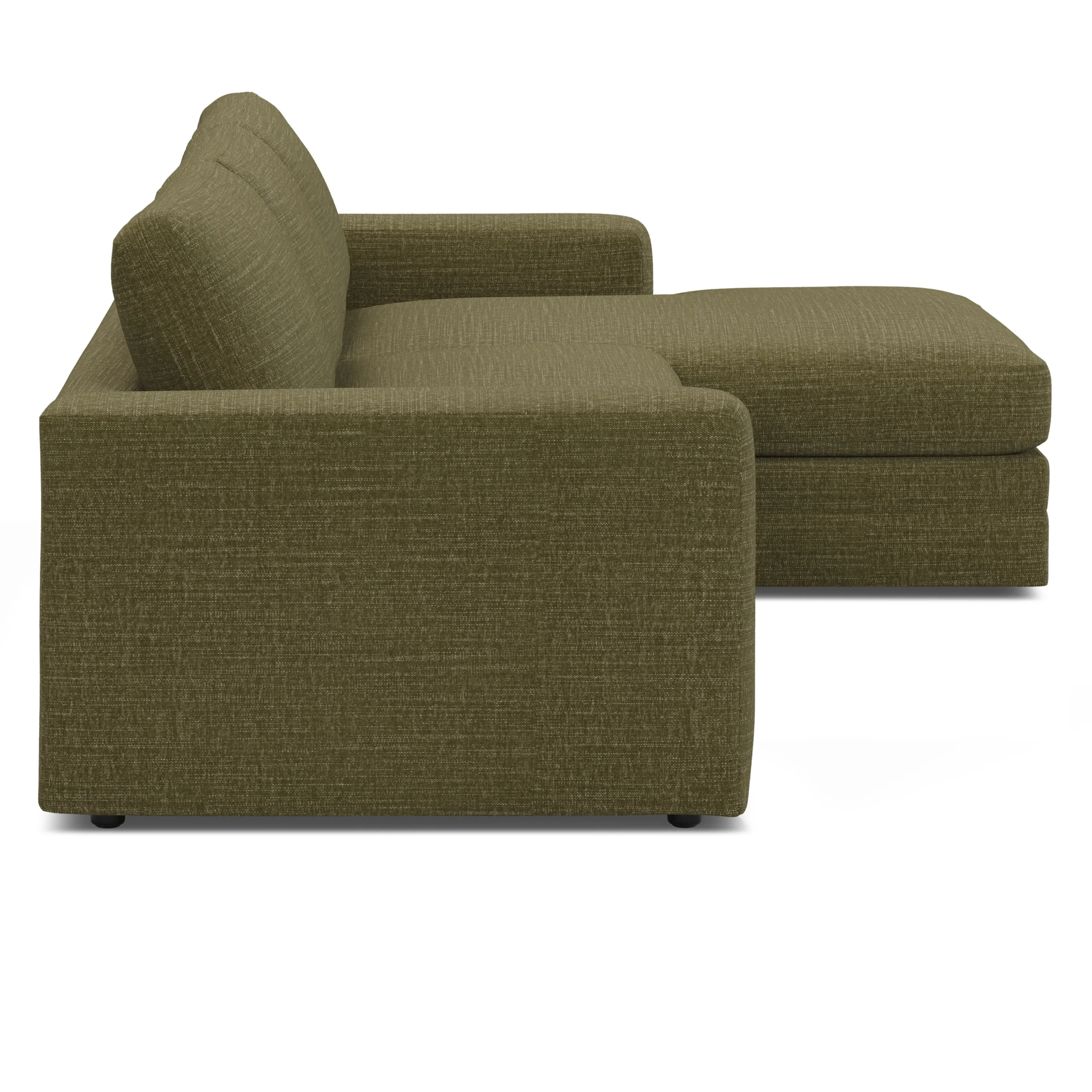 Riley 118.5_ Right Sectional - Napa Moss - Image 4