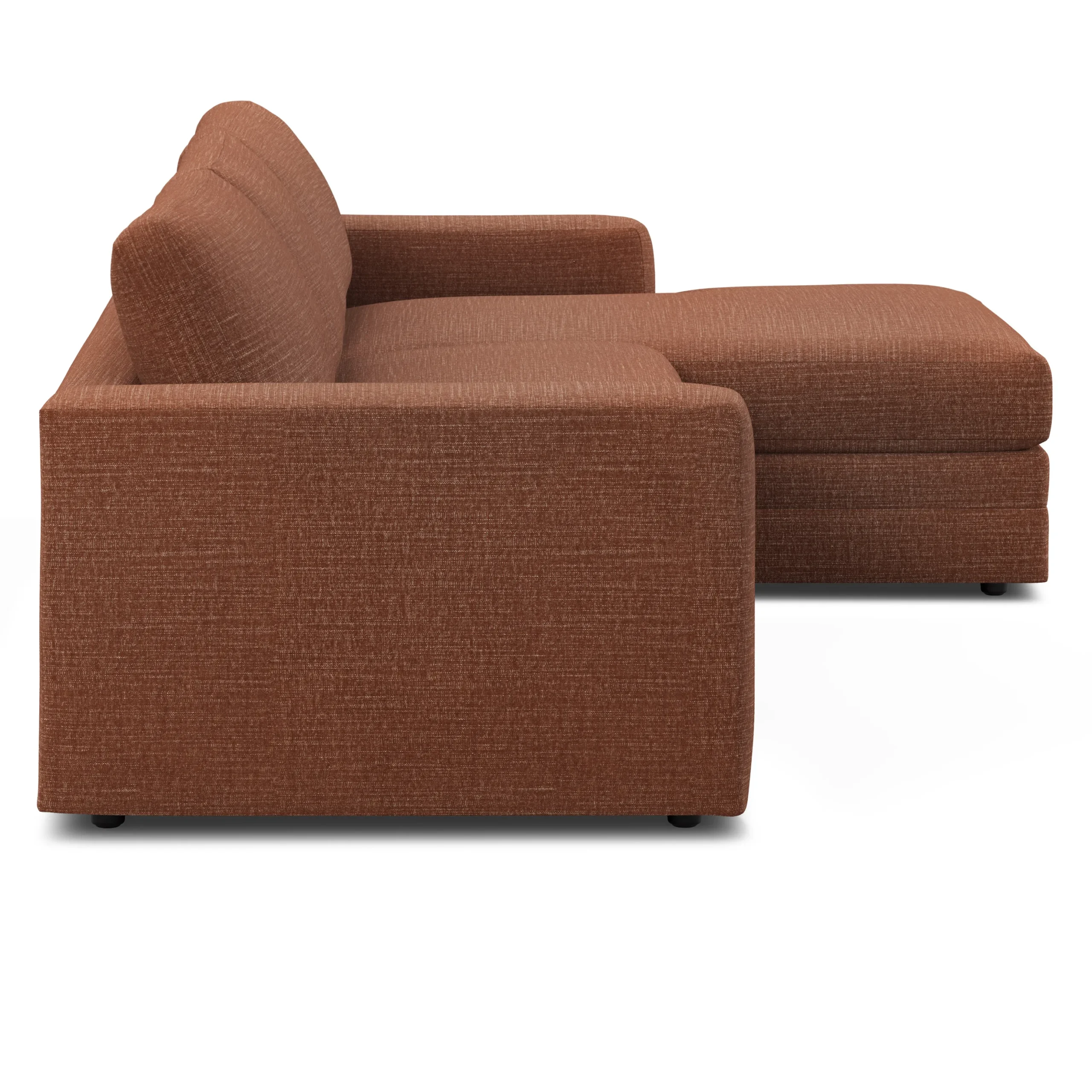 Riley 118.5_ Right Sectional - Napa Rust - Image 4
