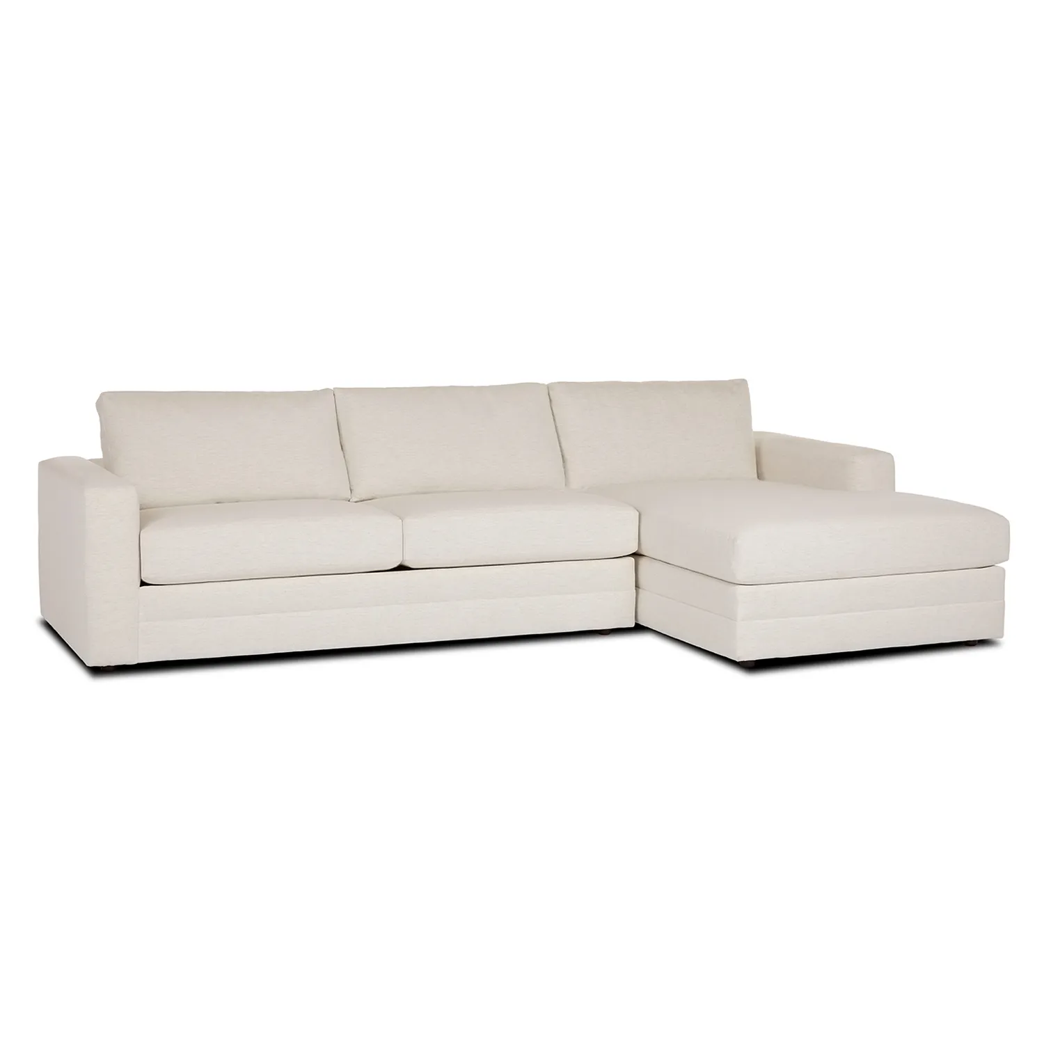 Riley 118.5_ Right Sectional - Napa White - Image 4