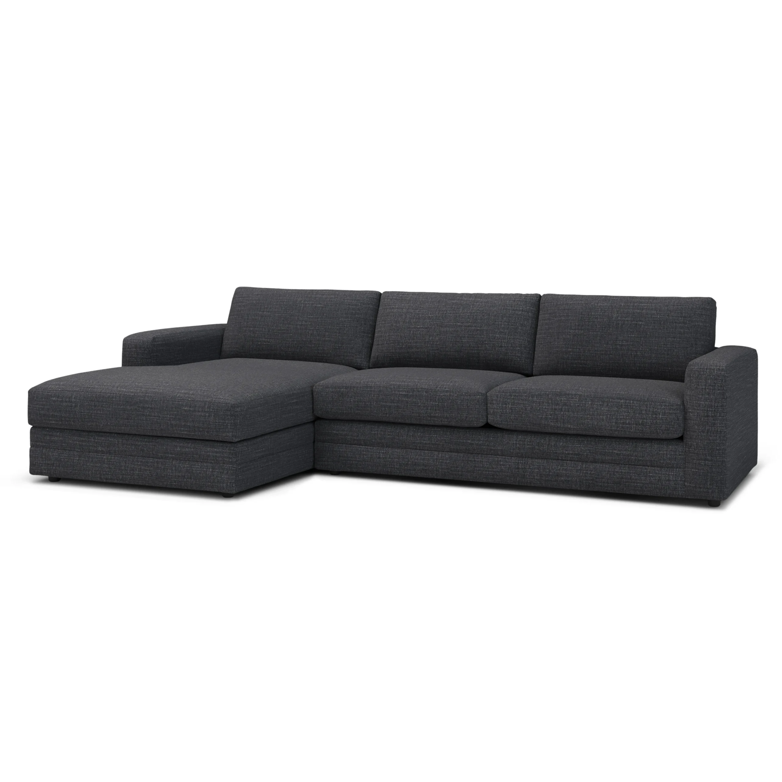Riley 118_ Left Storage Sleeper Sectional - Napa Charcoal - Image 4