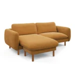 Sanders 85.5_ Reversible Sectional - Hestia Ginger