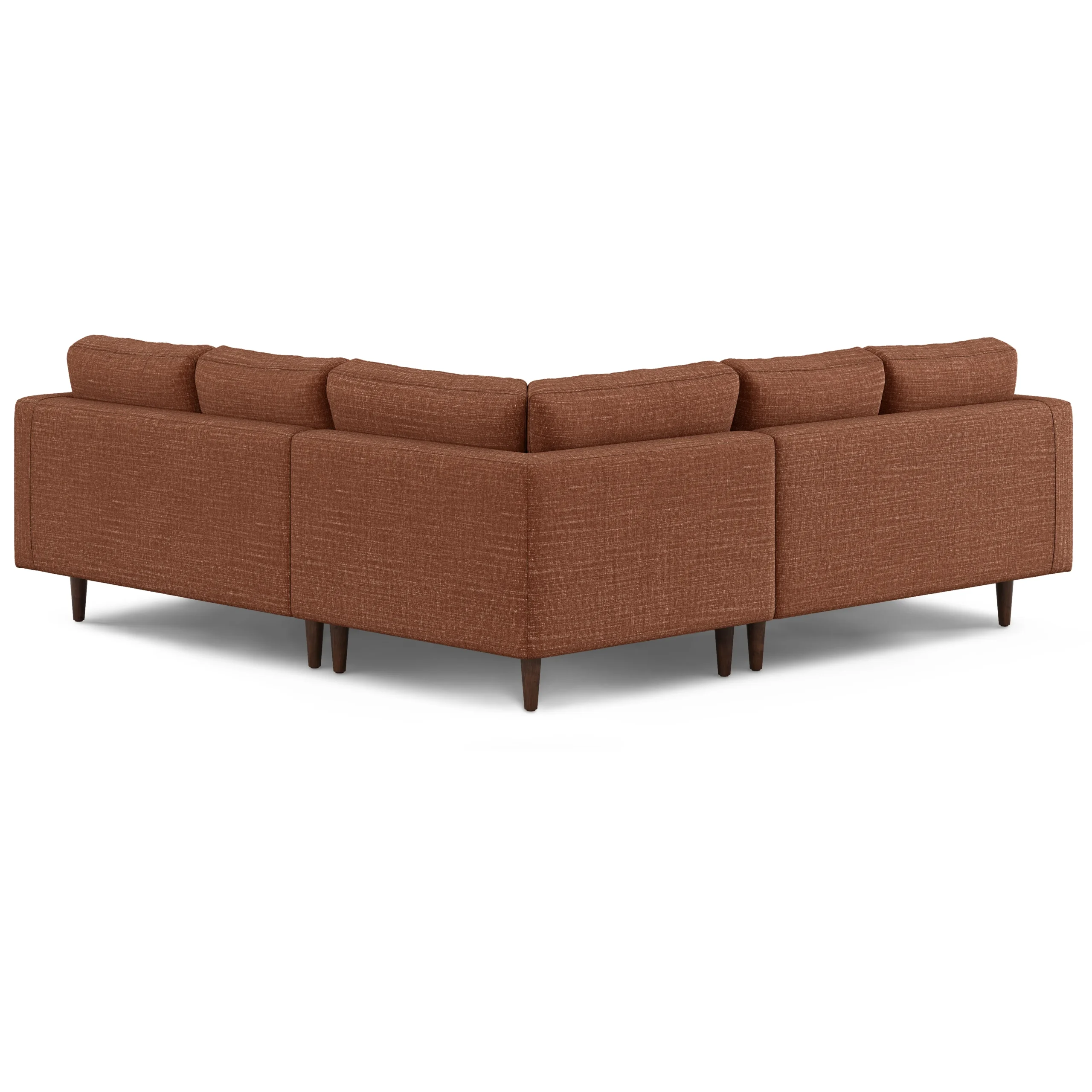 Sven 91_ Tufted Corner Sectional - Napa Rust - Image 4