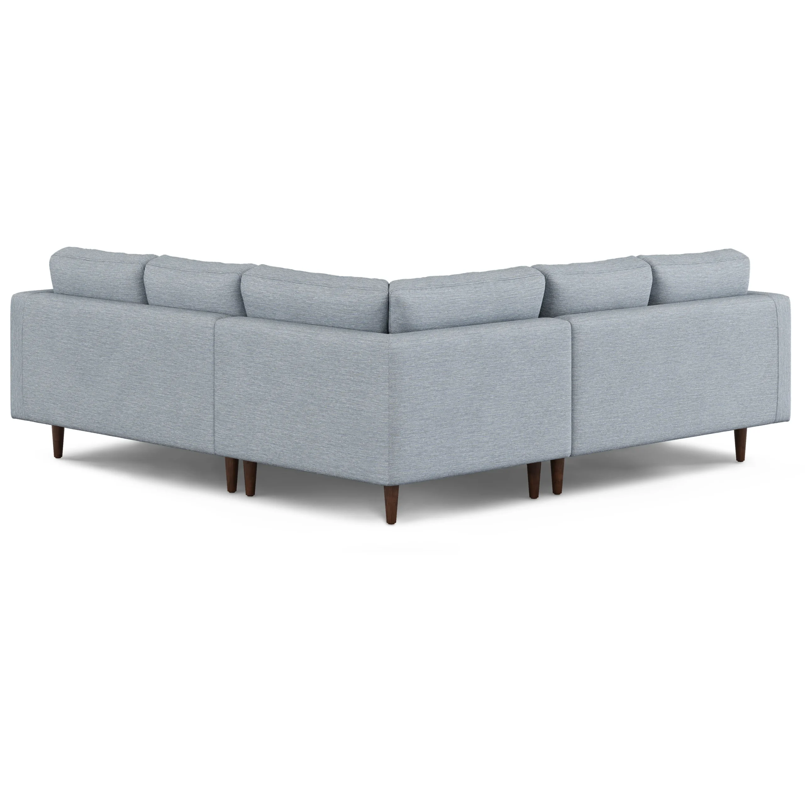 Sven 91_ Tufted Corner Sectional - Silver Light Blue - Image 4