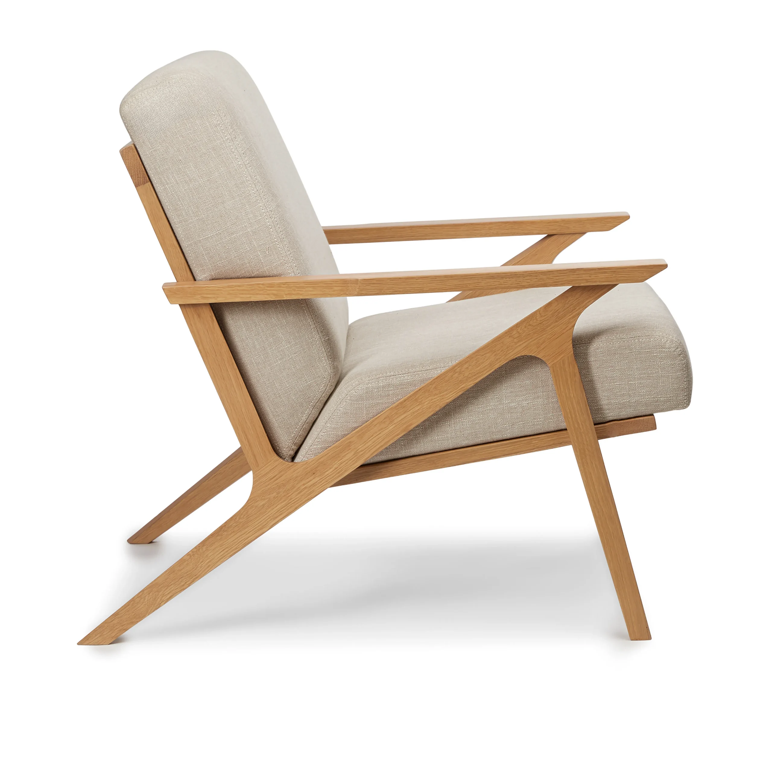 Otio 26_ Lounge Chair - Oak and Welsh Taupe - Image 11