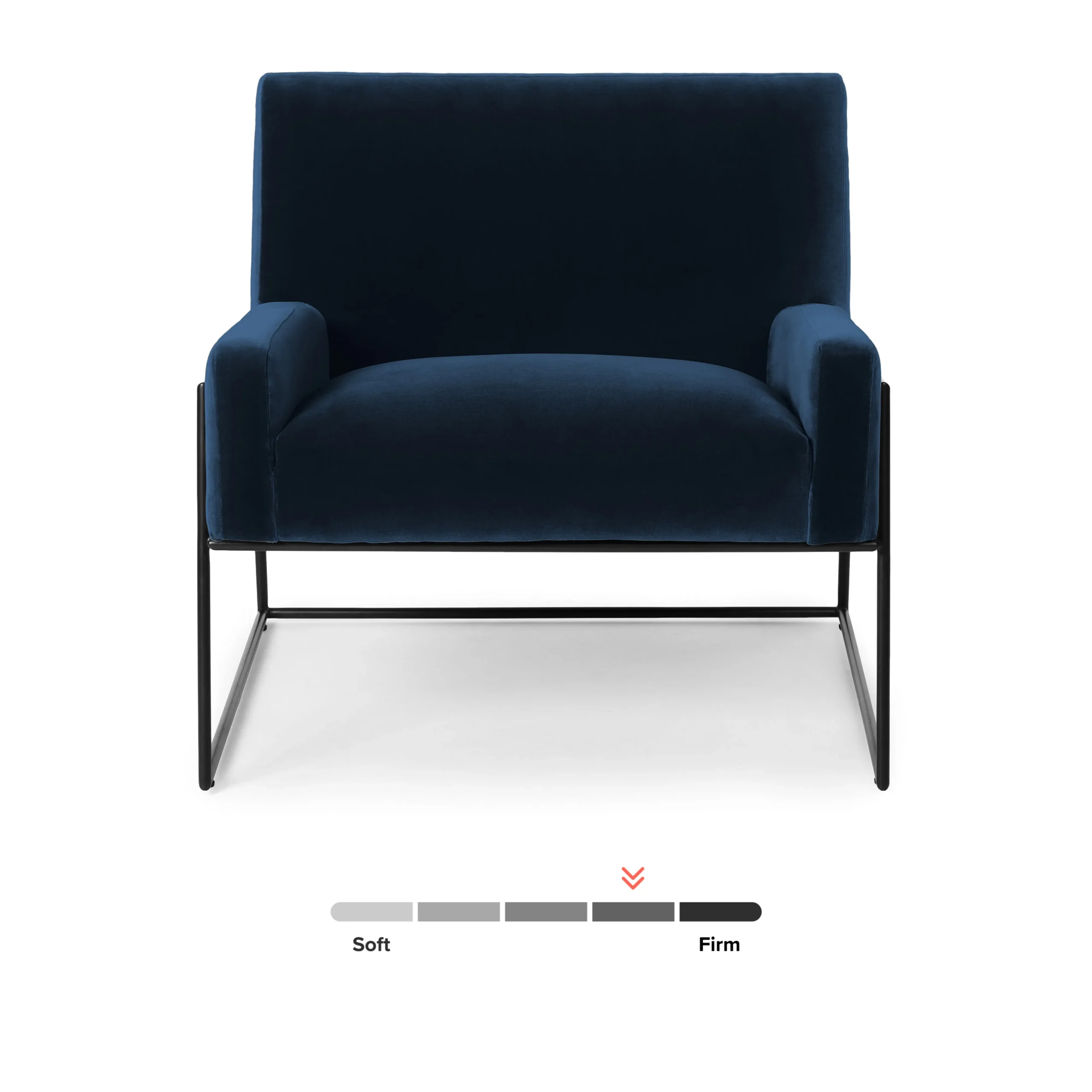 Regis 33_ Velvet Lounge Chair - Cascadia Blue - Image 10