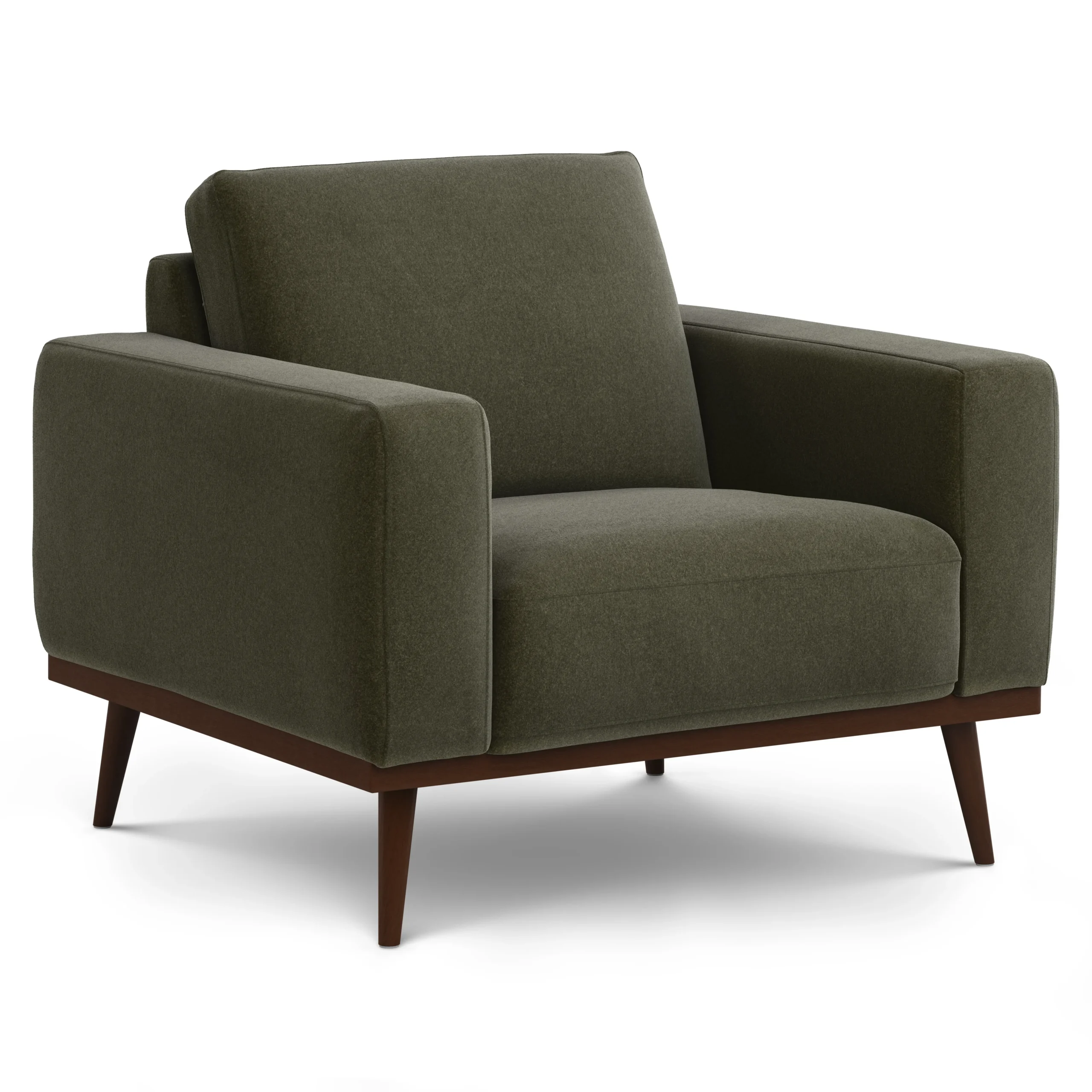 Rhett 38.5_ Lounge Chair - Felted Green - Image 7