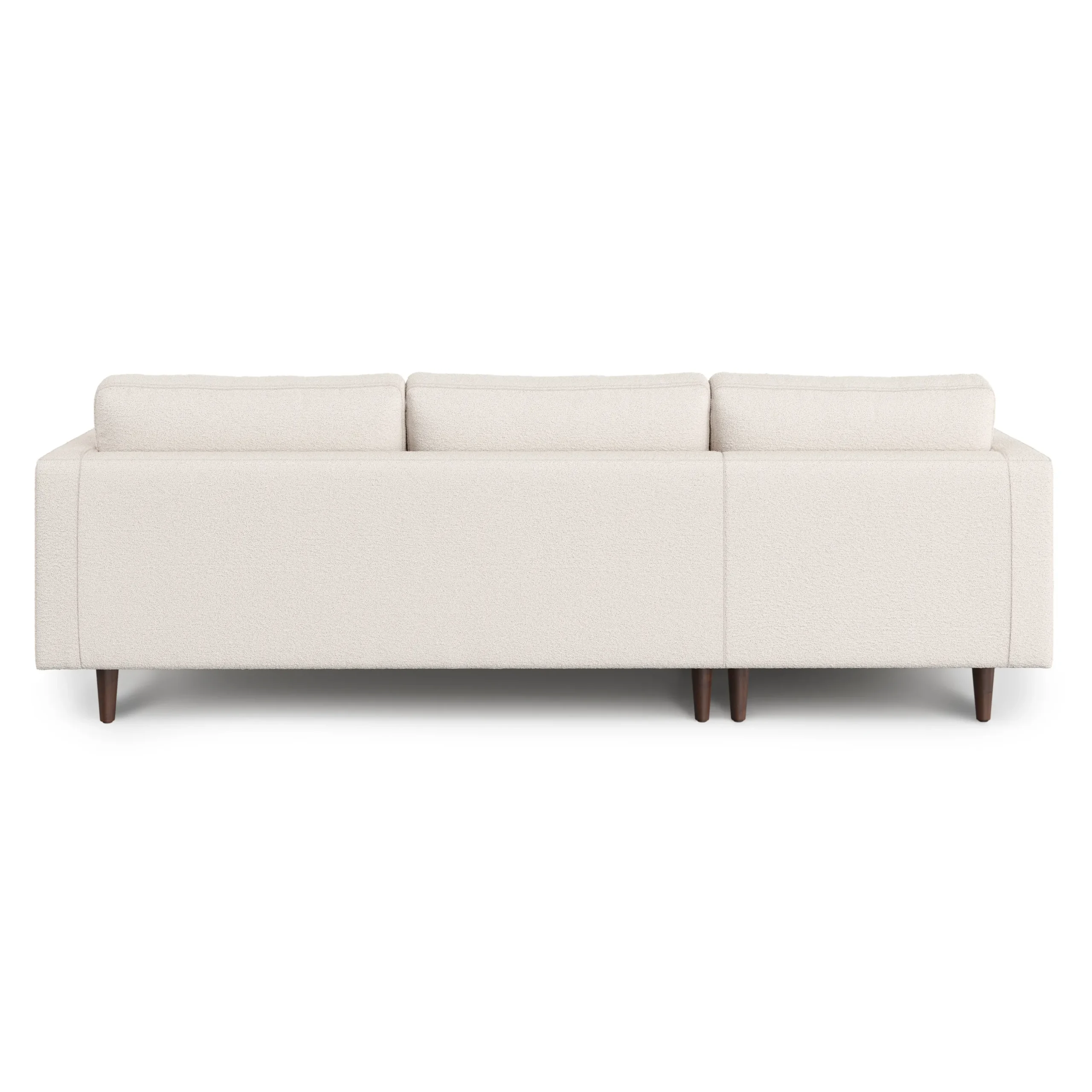 Sven 100_ Tufted Left Sectional - Ivory Wool Bouclé - Image 5