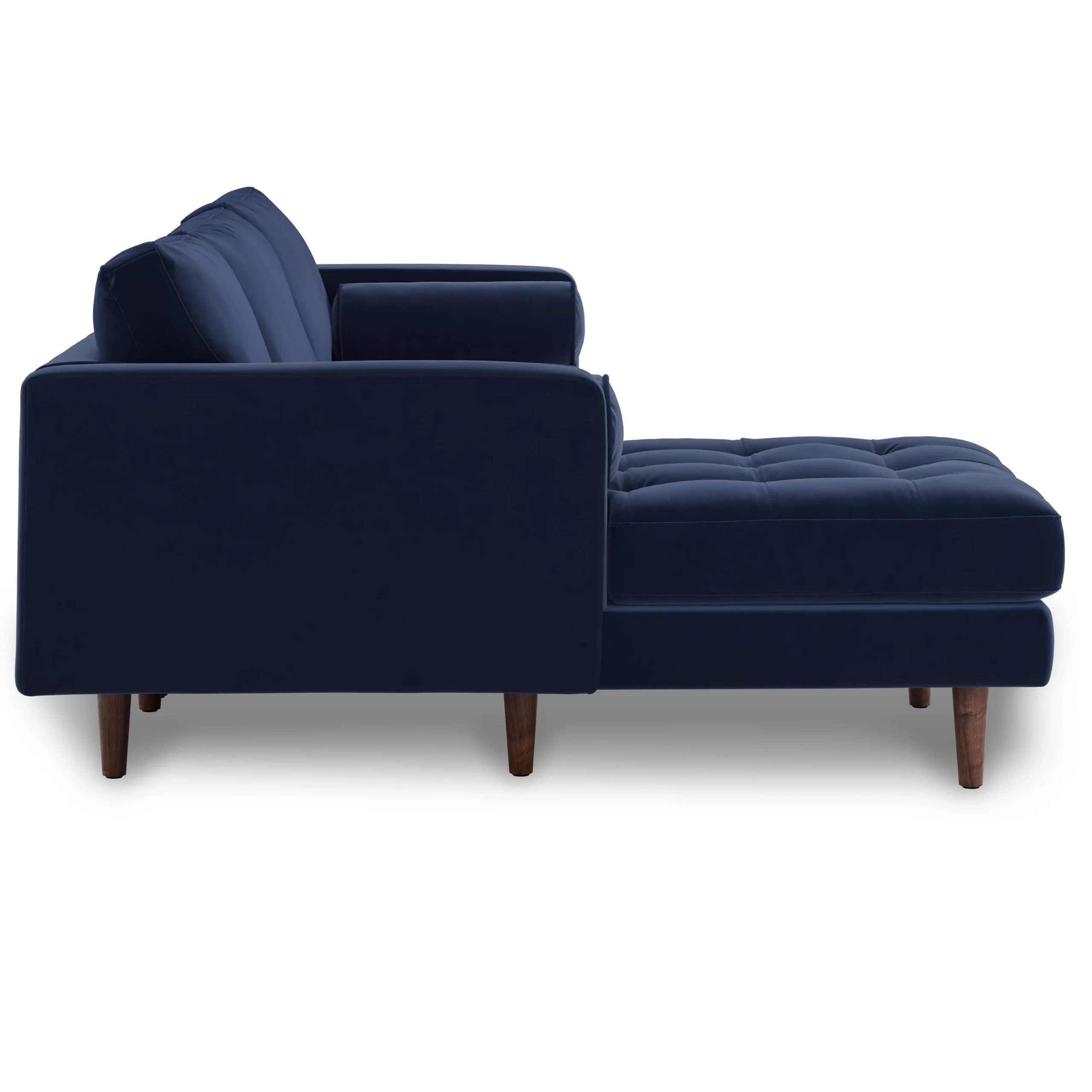 Sven 100_ Tufted Velvet Left Sectional - Plush Cascadia Blue - Image 5