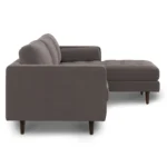 Sven 100_ Tufted Velvet Right Sectional - Hale Warm Gray