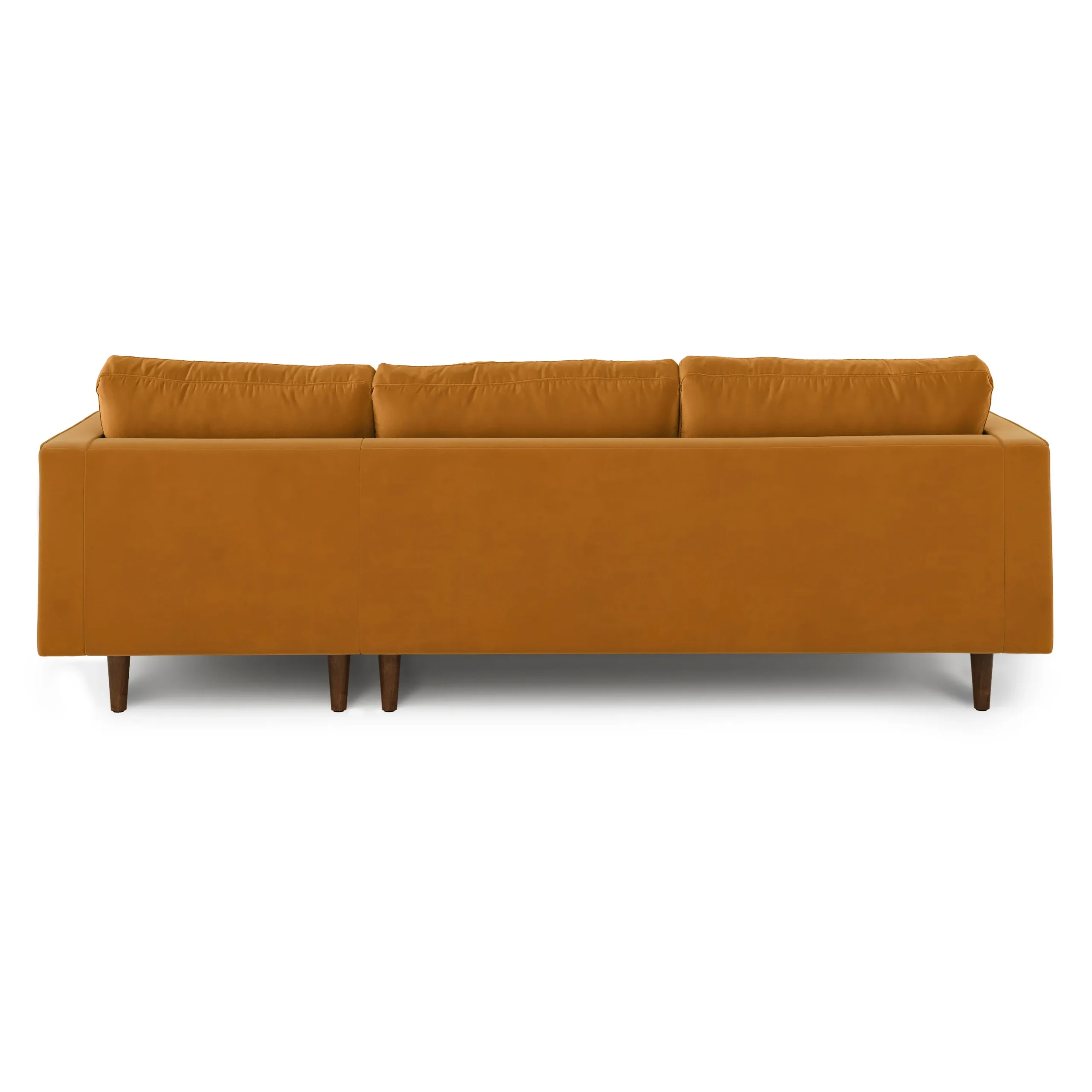 Sven 100_ Tufted Velvet Right Sectional - Plush Pacific Ginger - Image 5