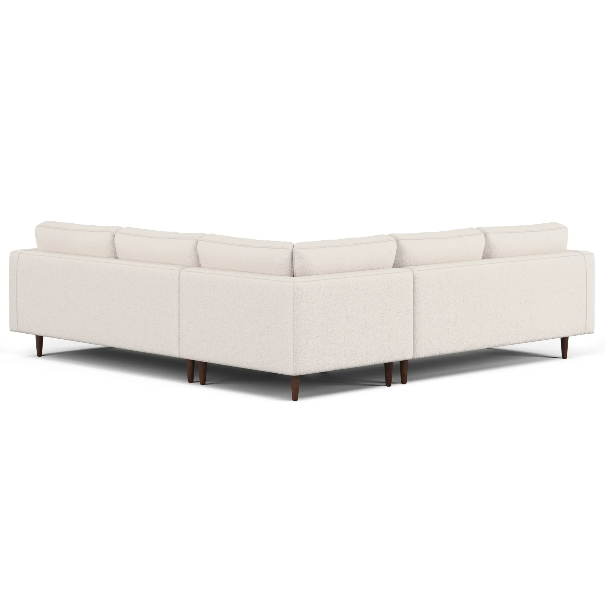 Sven 107_ Corner Sectional - Ivory Wool Bouclé - Image 5