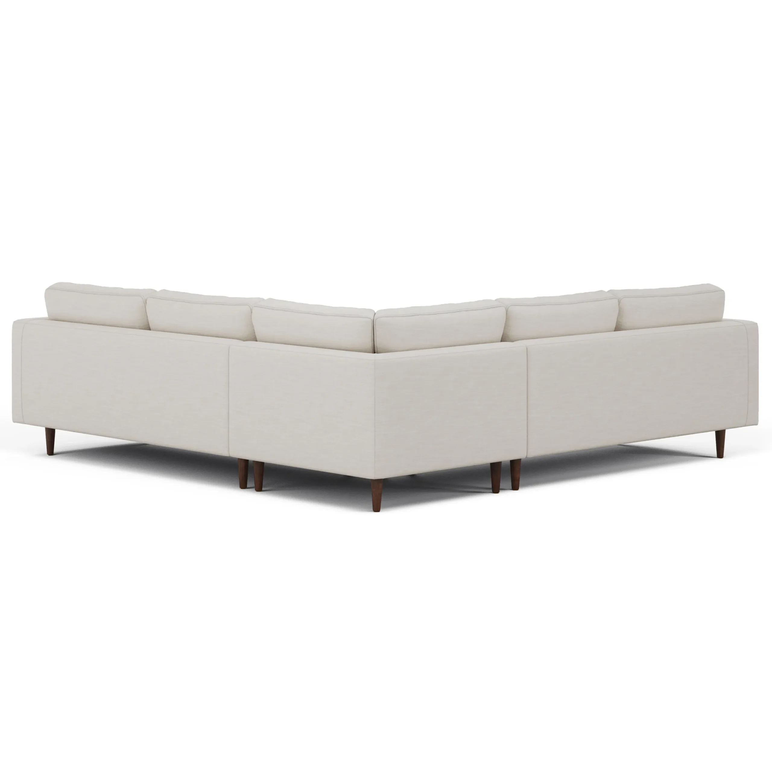 Sven 107_ Tufted Corner Sectional - Biscuit Cream - Image 5