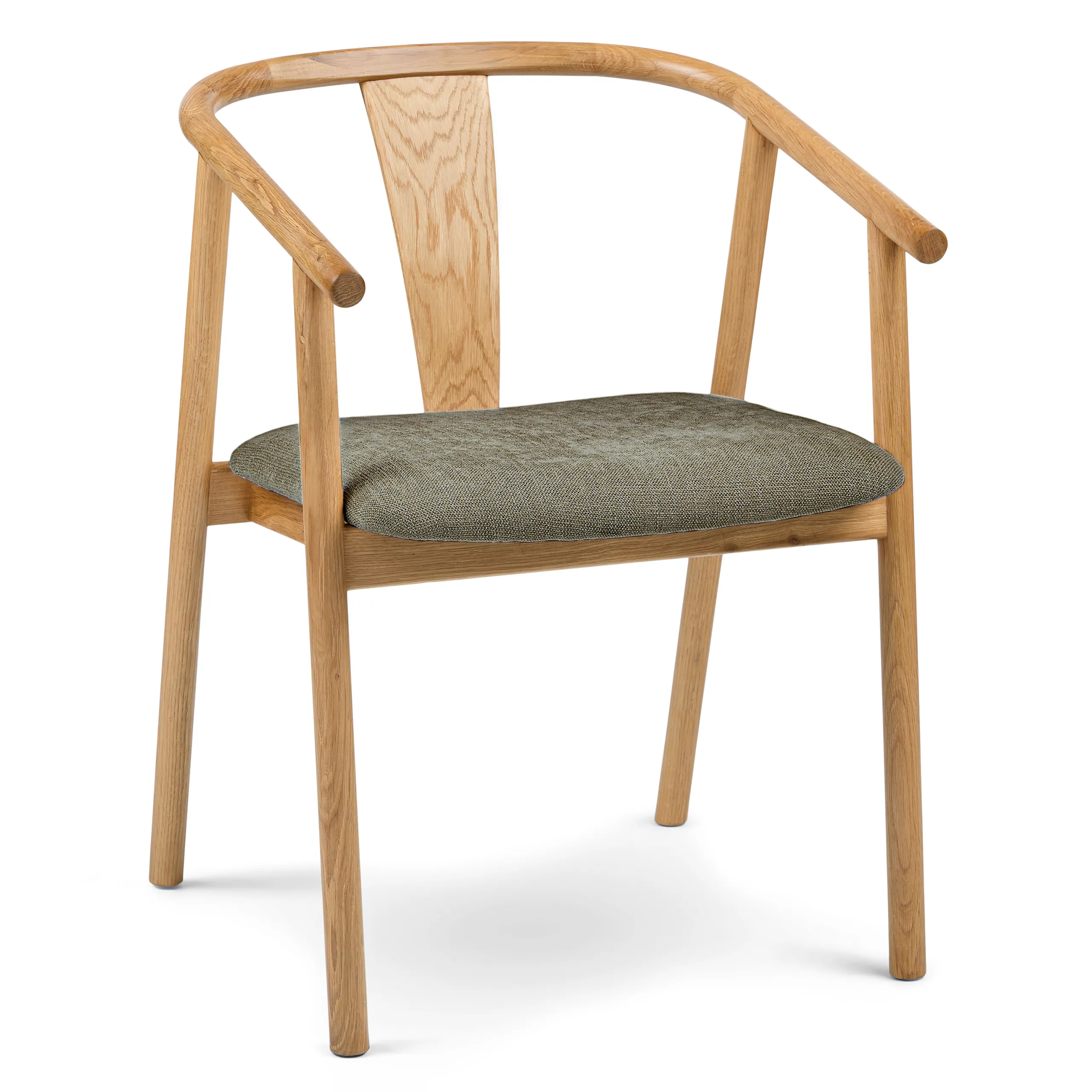 Fonra Dining Chair - Oak and Algonquin Green - Image 5