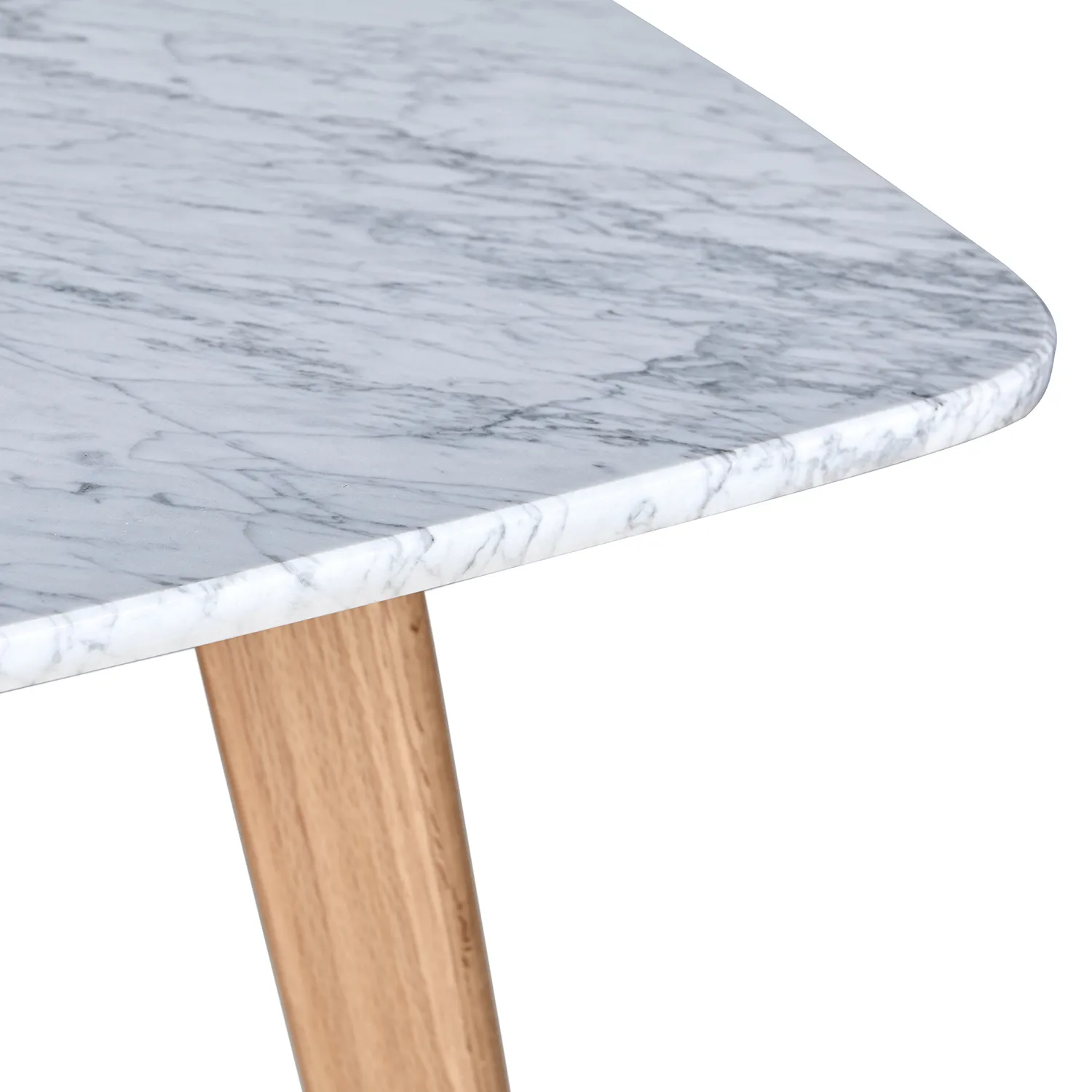 Vena Cafe Table - Oak and Marble - Image 5