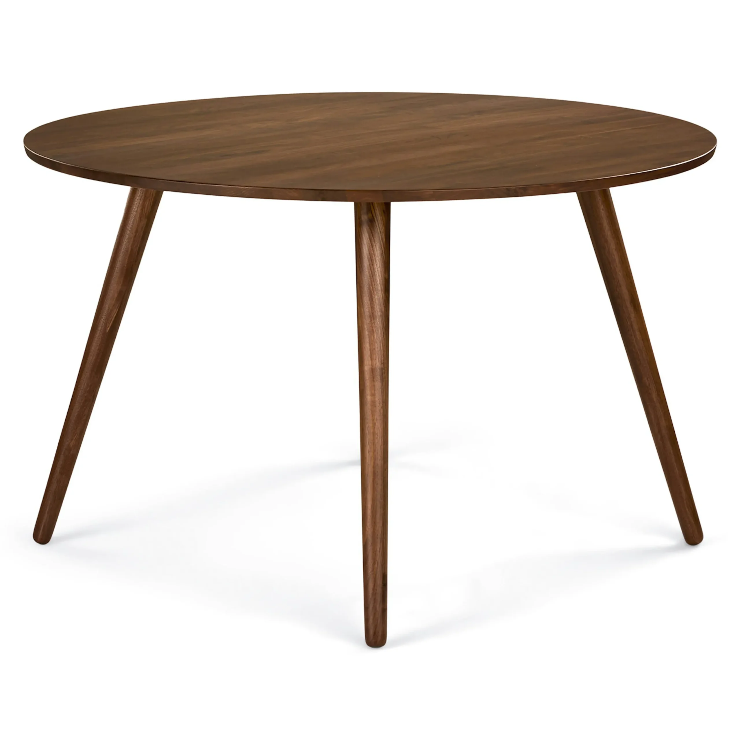 Seno 47_ Round Dining Table - Walnut - Image 5