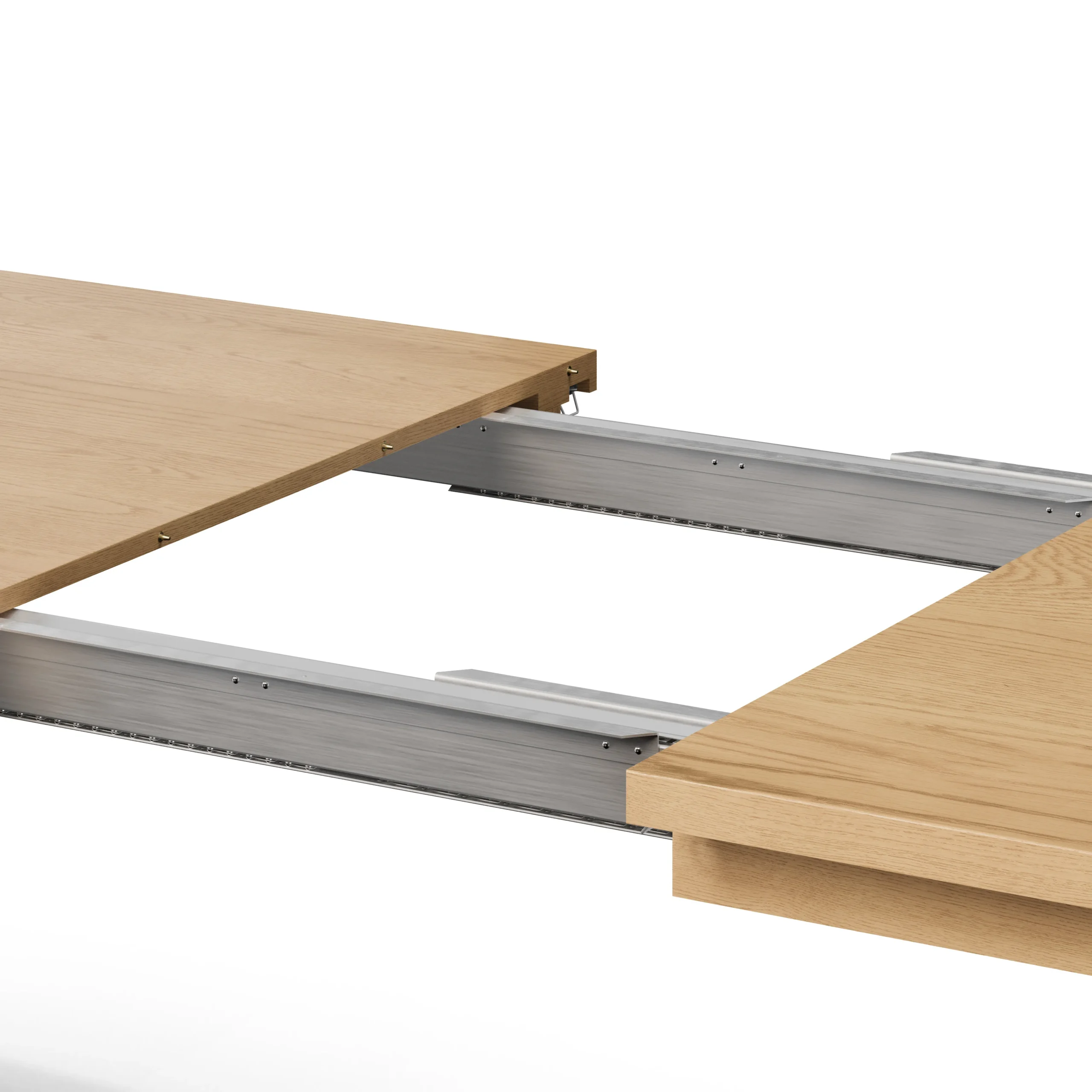 Gina 88.5_ - 112_ Extendable Dining Table - White Oak - Image 5