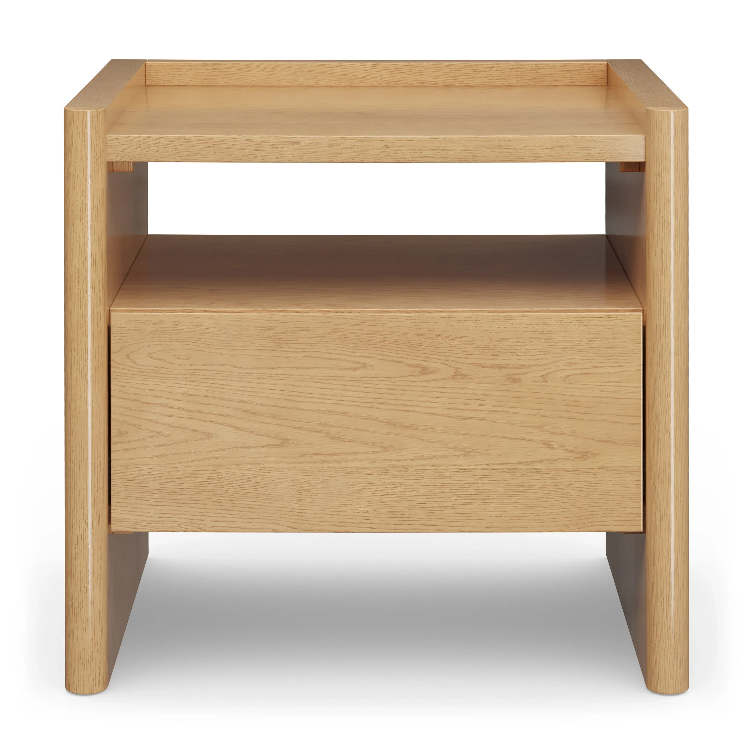 Torme 1-Drawer Nightstand - White Oak - Image 5