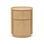 Miila 2-Drawer Nightstand - White Oak