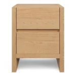 Leif 2-Drawer Nightstand - White Oak