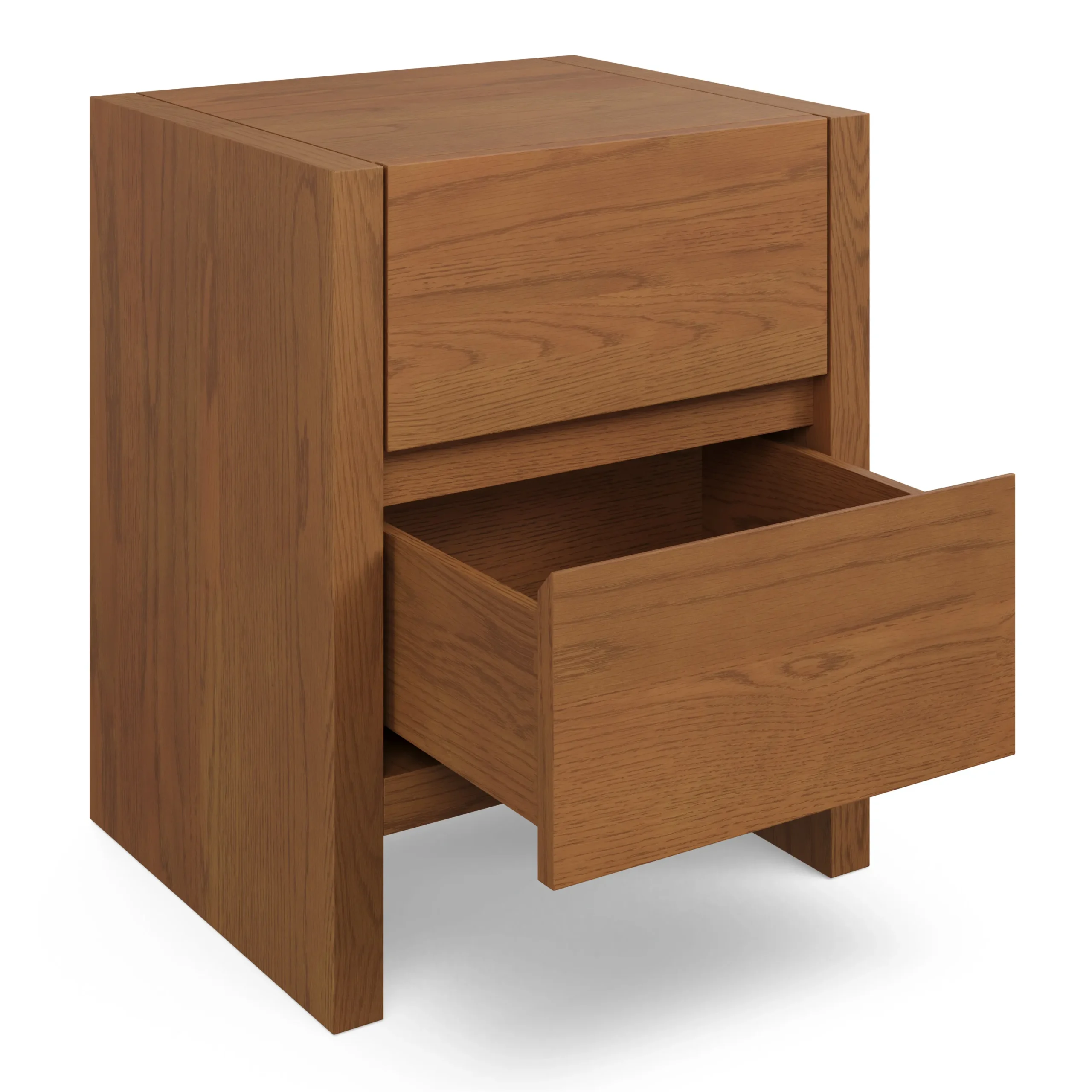 Leif 2-Drawer Nightstand - Smoked Oak - Image 5