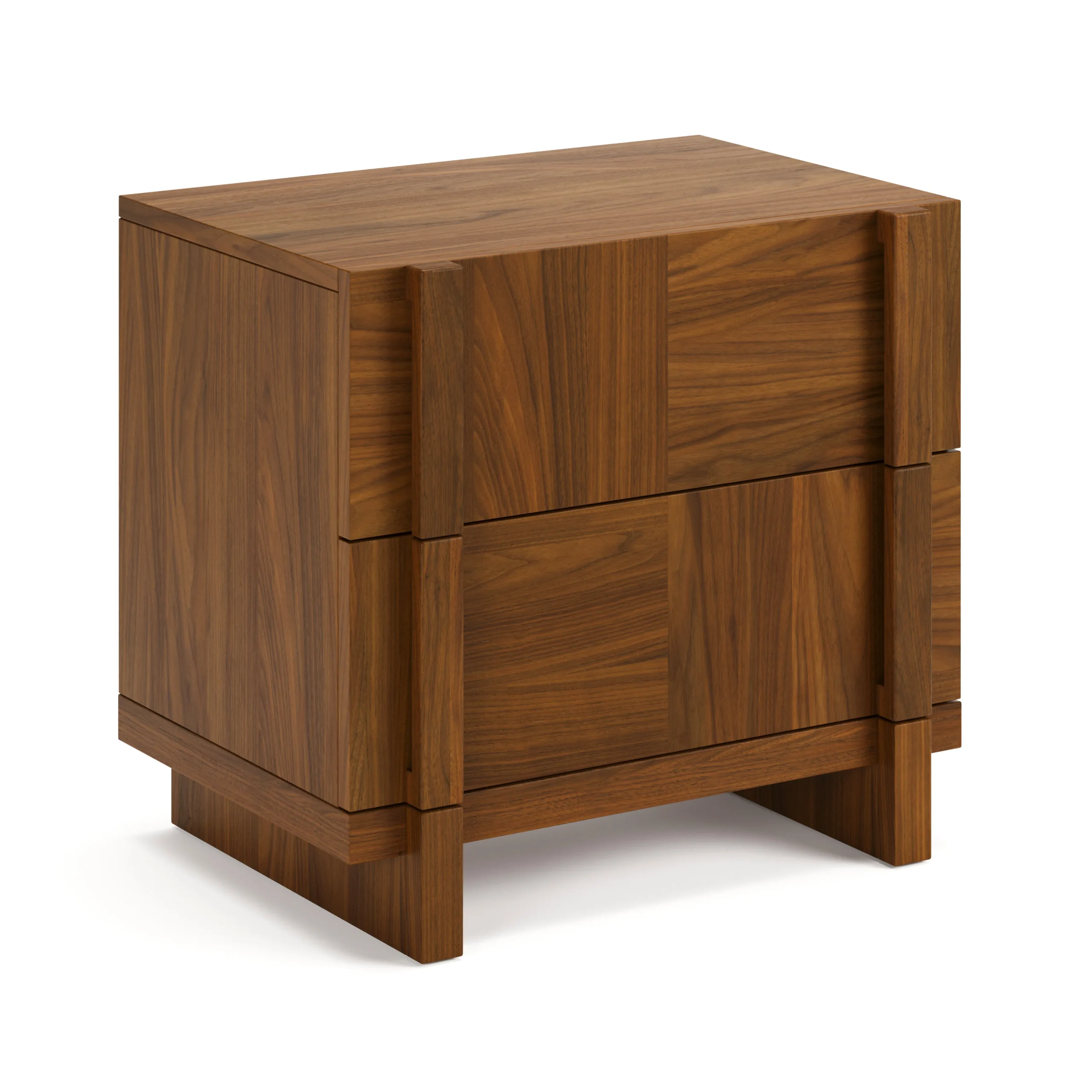 Ayra 2-Drawer Nightstand - Walnut - Image 5