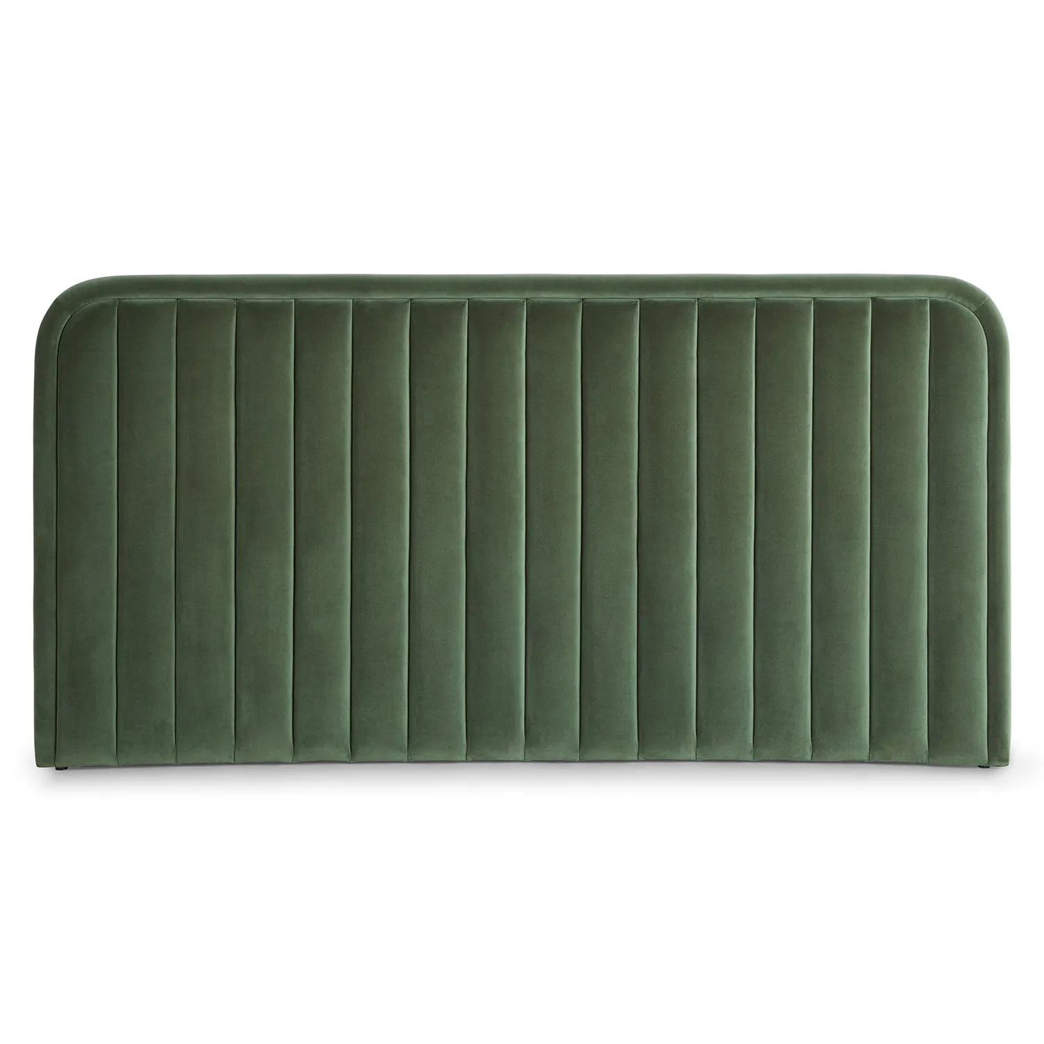Rolph King Velvet Headboard - Plush Pacific Green - Image 5