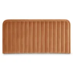 Rolph King Velvet Headboard - Plush Pacific Rust