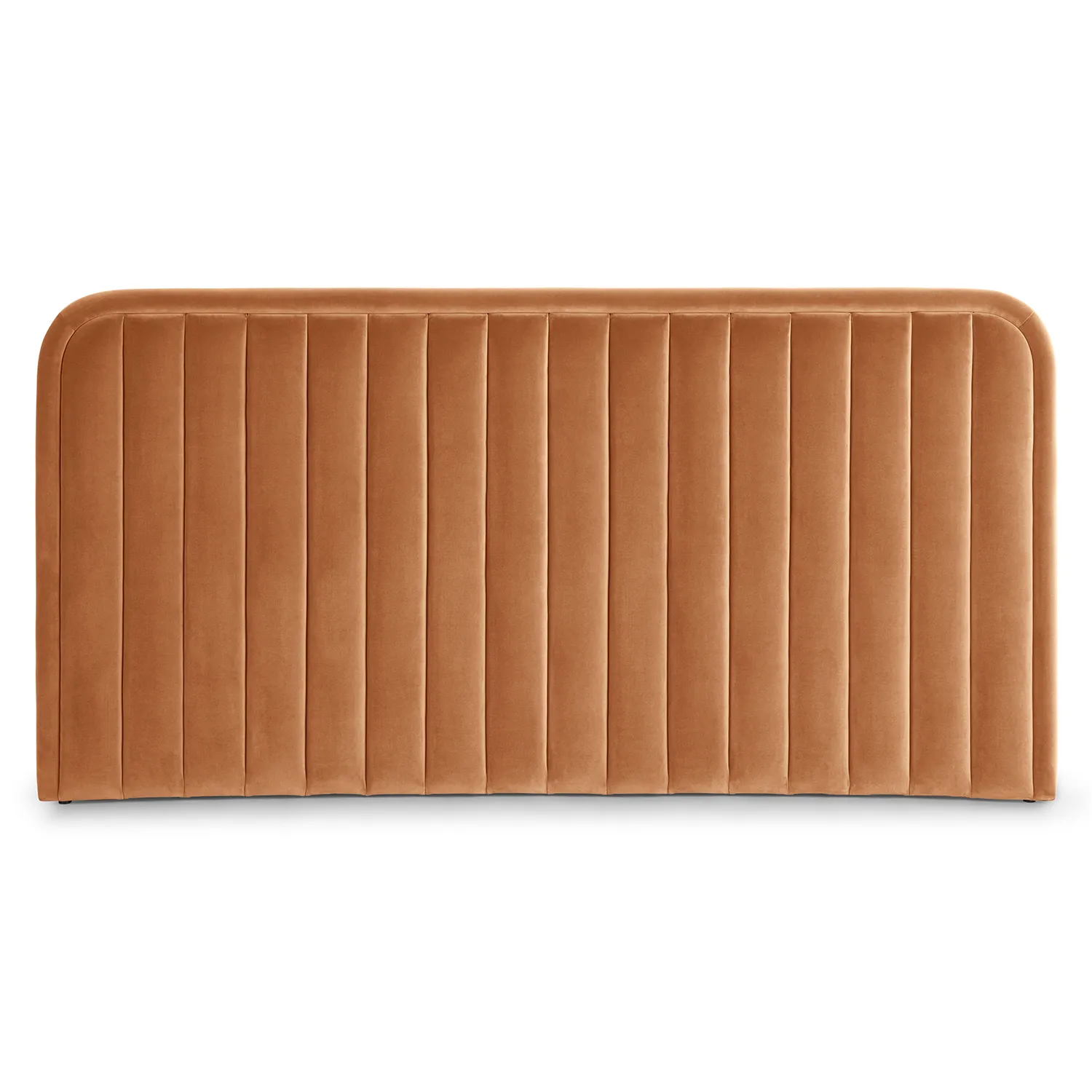Rolph King Velvet Headboard - Plush Pacific Rust - Image 5