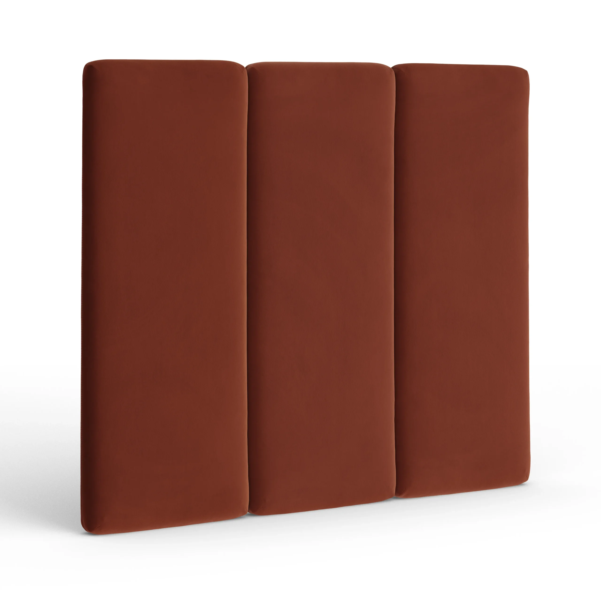 Noel Queen Tall Velvet Headboard - Hale Rust - Image 5