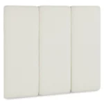 Noel Queen Tall Headboard - Lunaria White Bouclé