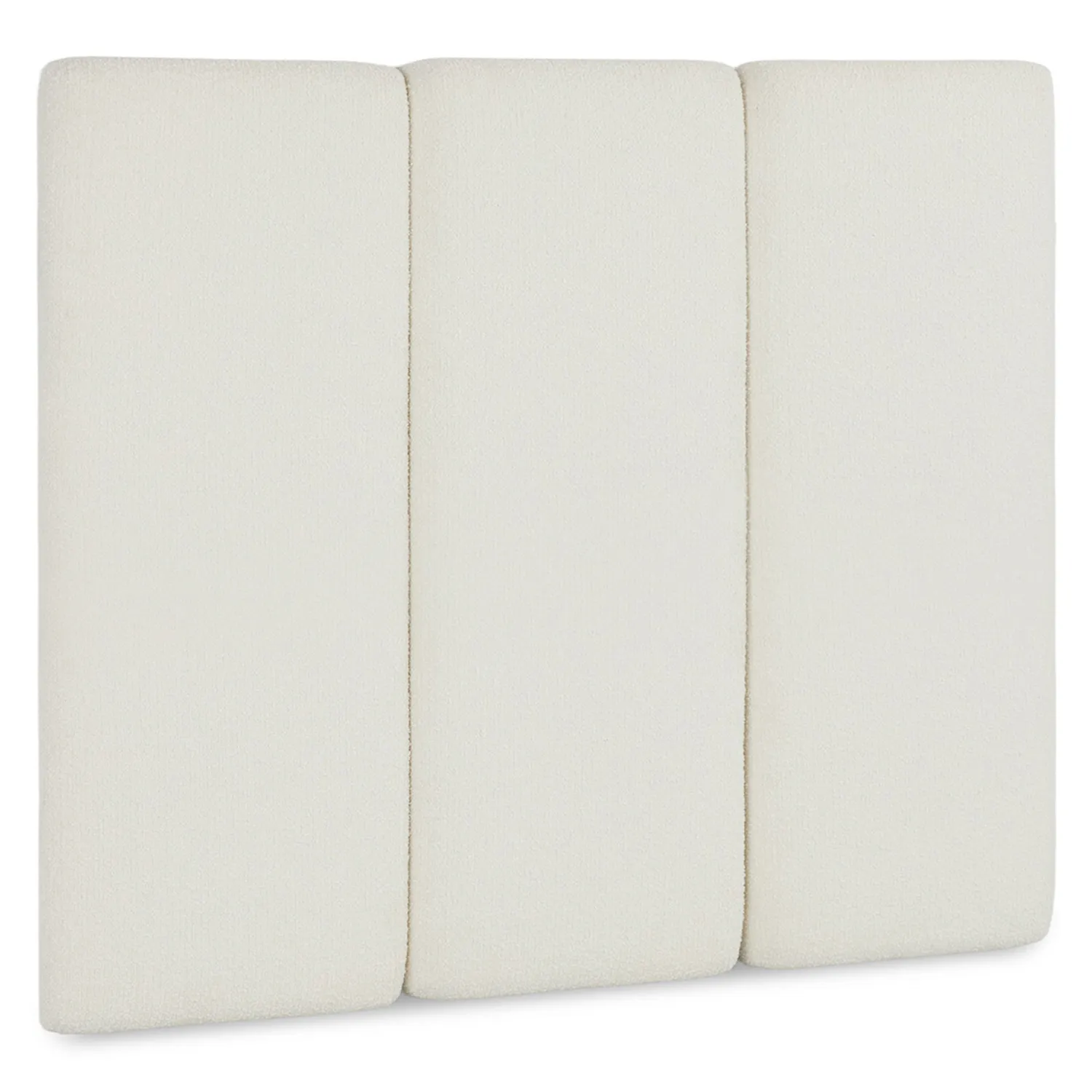 Noel Queen Tall Headboard - Lunaria White Bouclé - Image 6