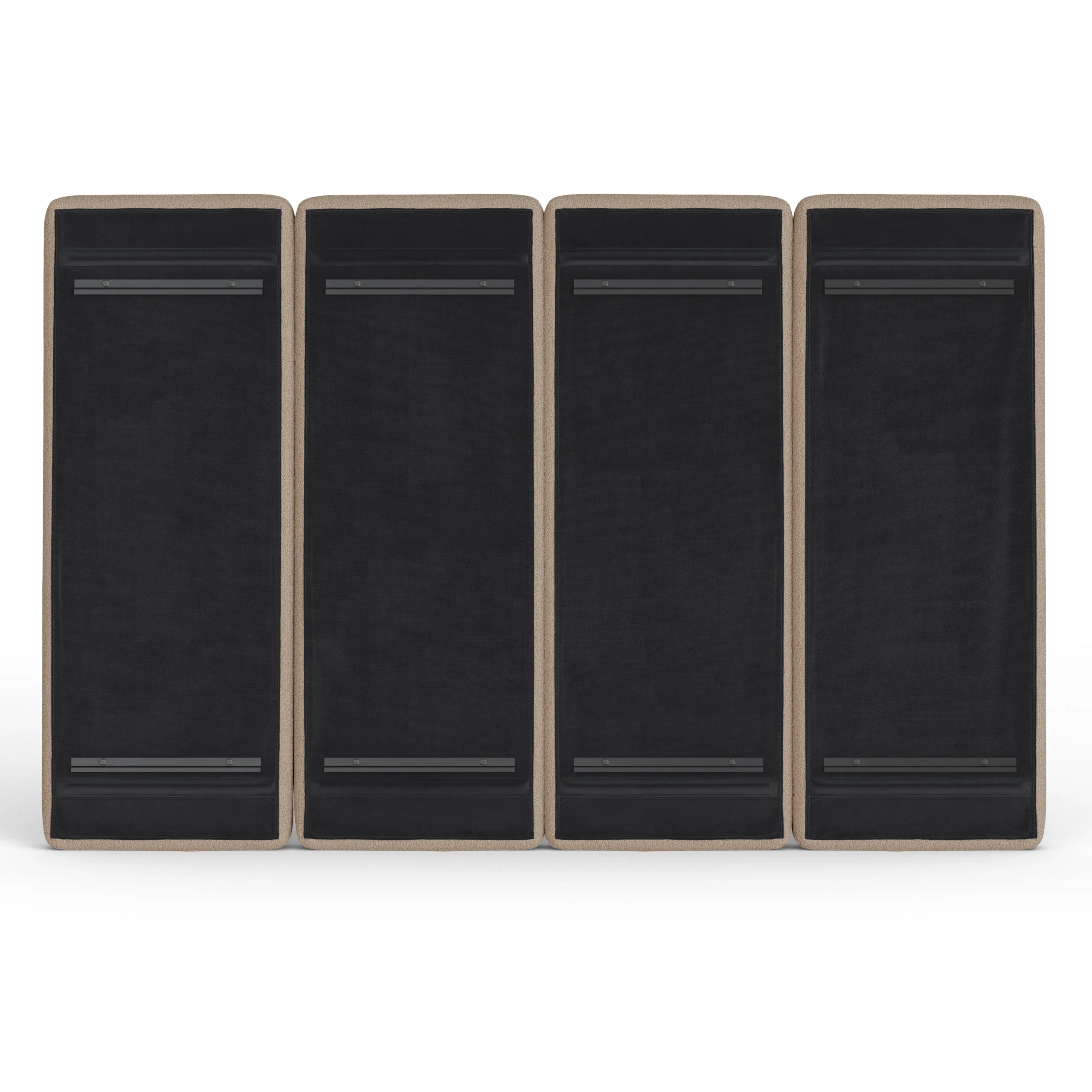 Noel King Tall Headboard - Sandstone Wool Bouclé - Image 5