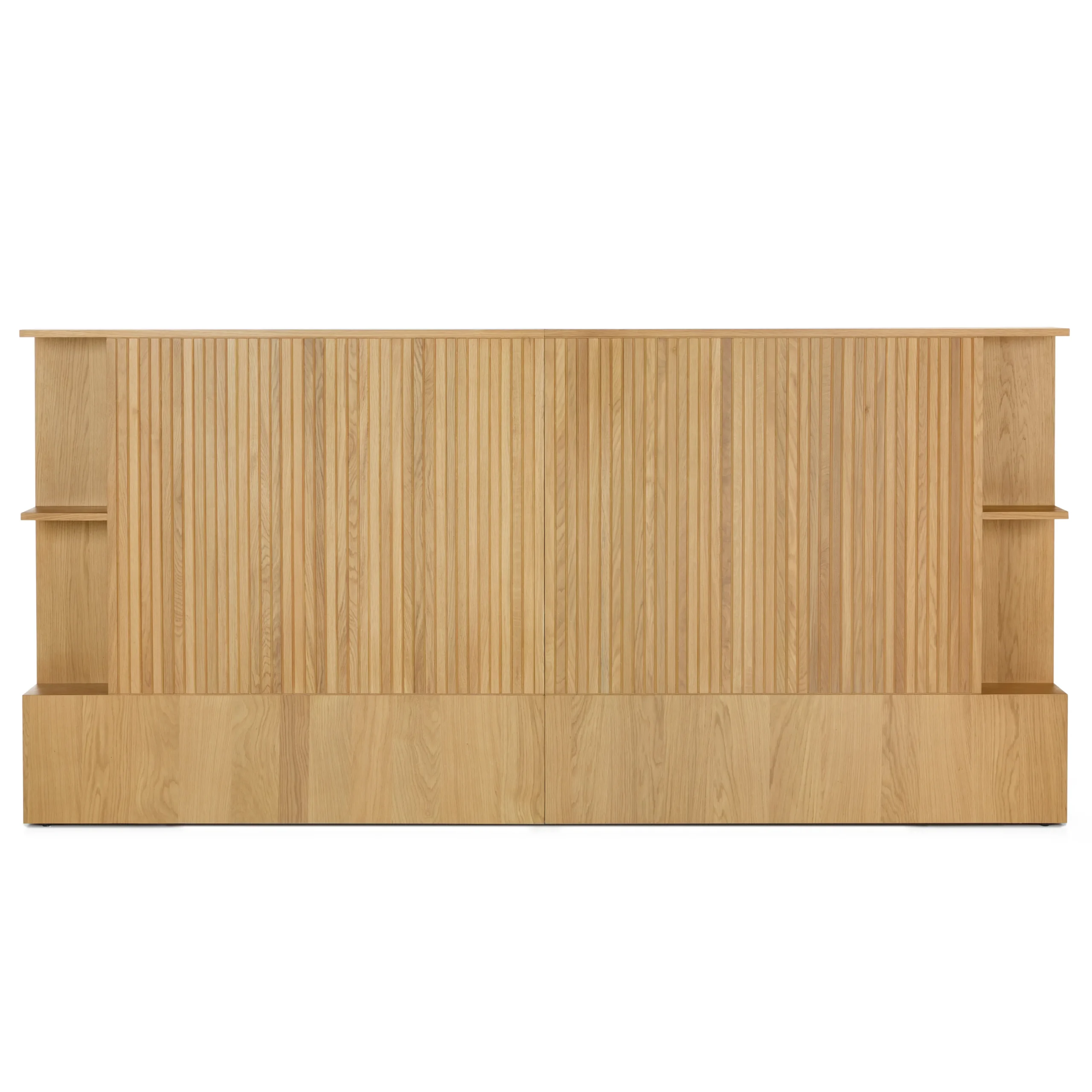 Kouva King Storage Headboard - Natural Oak - Image 5
