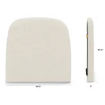 Kaleo Twin Headboard - Ivory Wool Bouclé