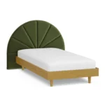 Almelo Twin Velvet Headboard - Hale Serrano Green