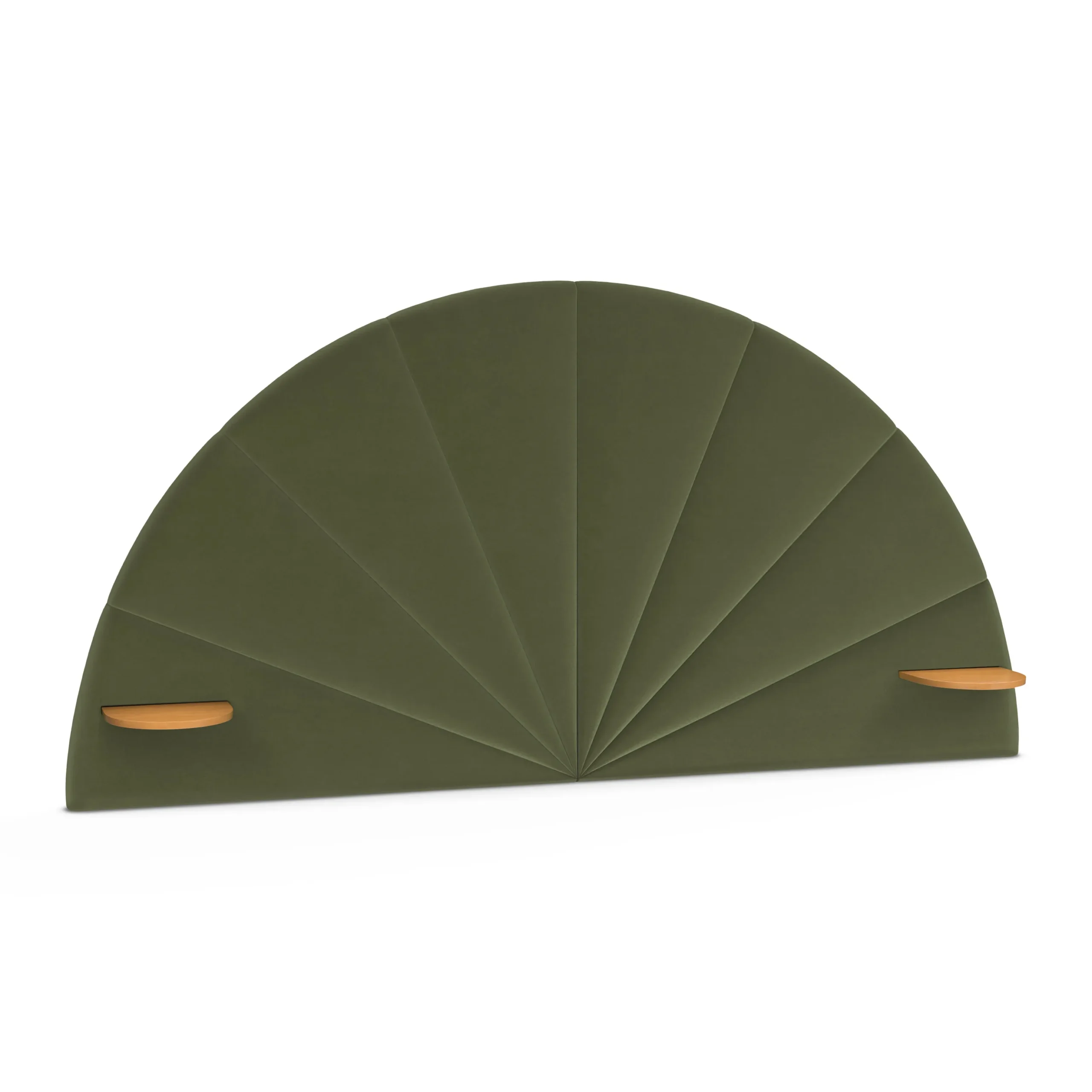 Almelo King Velvet Headboard - Hale Serrano Green - Image 5